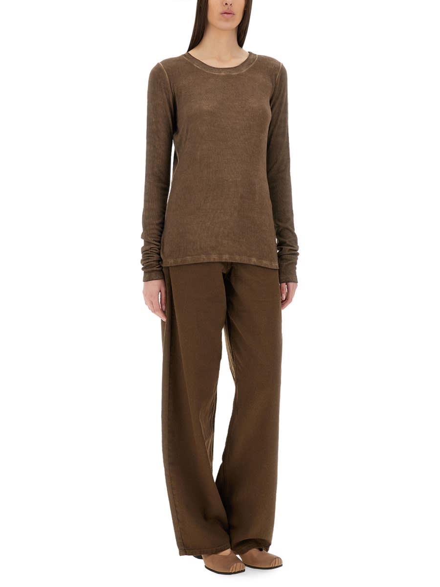 Uma Wang T-shirt Tata In Brown