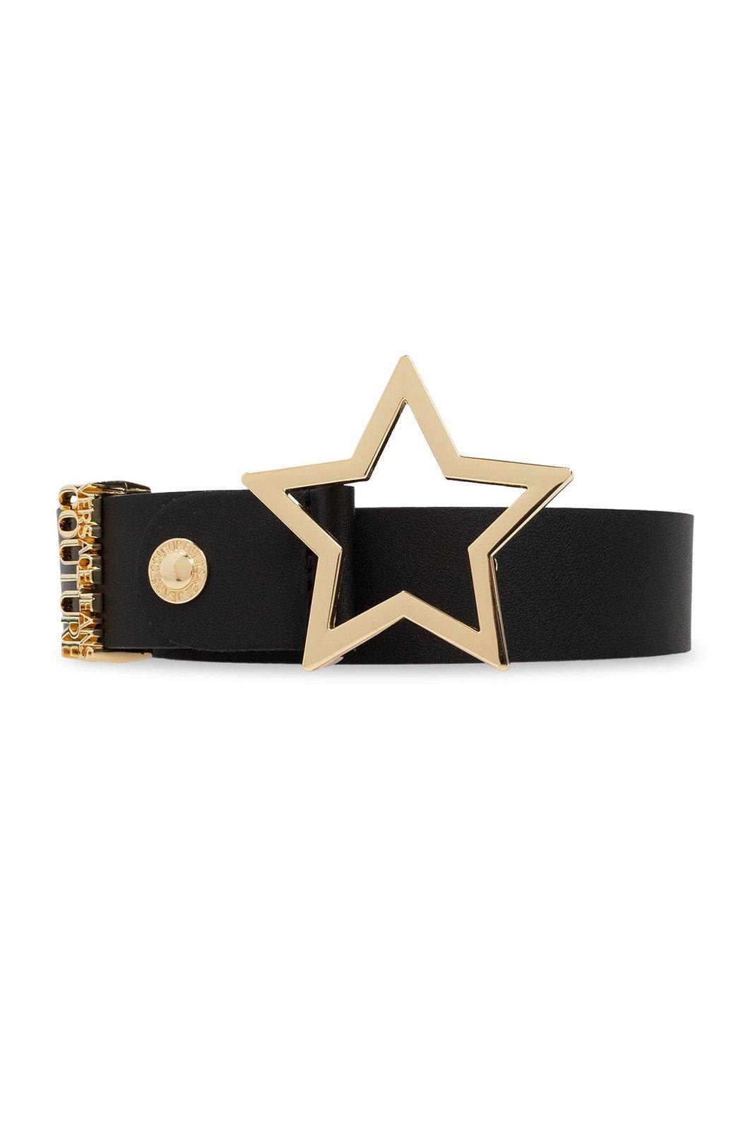 VERSACE JEANS COUTURE STAR-SHAPED BUCKLE BELT