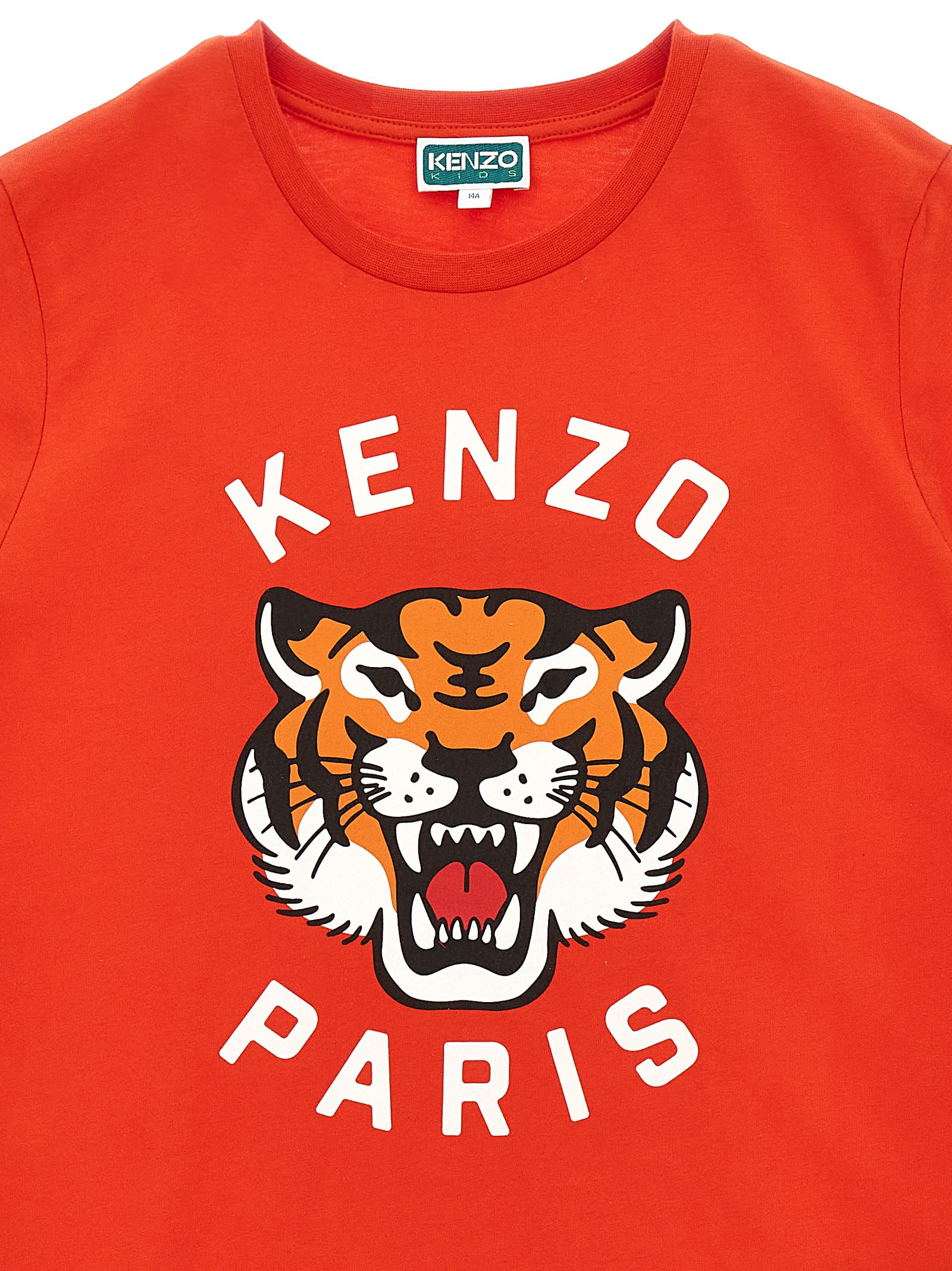 Kenzo Kids Logo T-shirt In Red