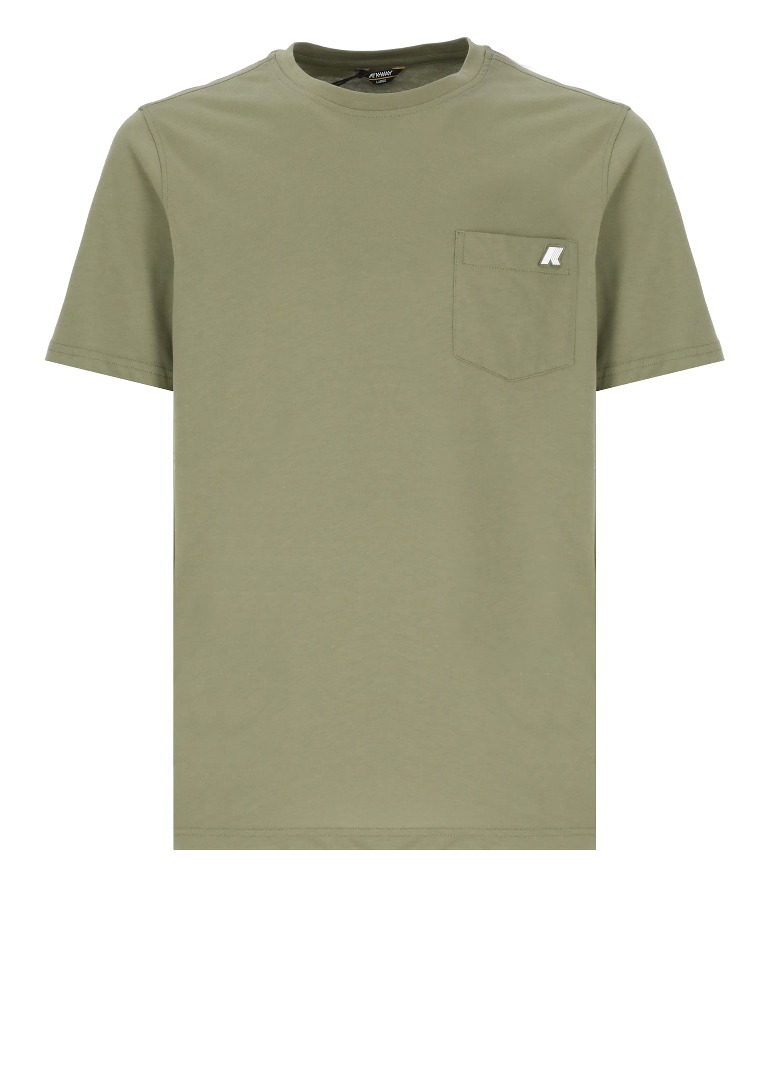 Tシャツ・カットソー K-WAY Men T-shirt Military K31368W V15 Men's t-shirt: K-Way short-sleeved shirts