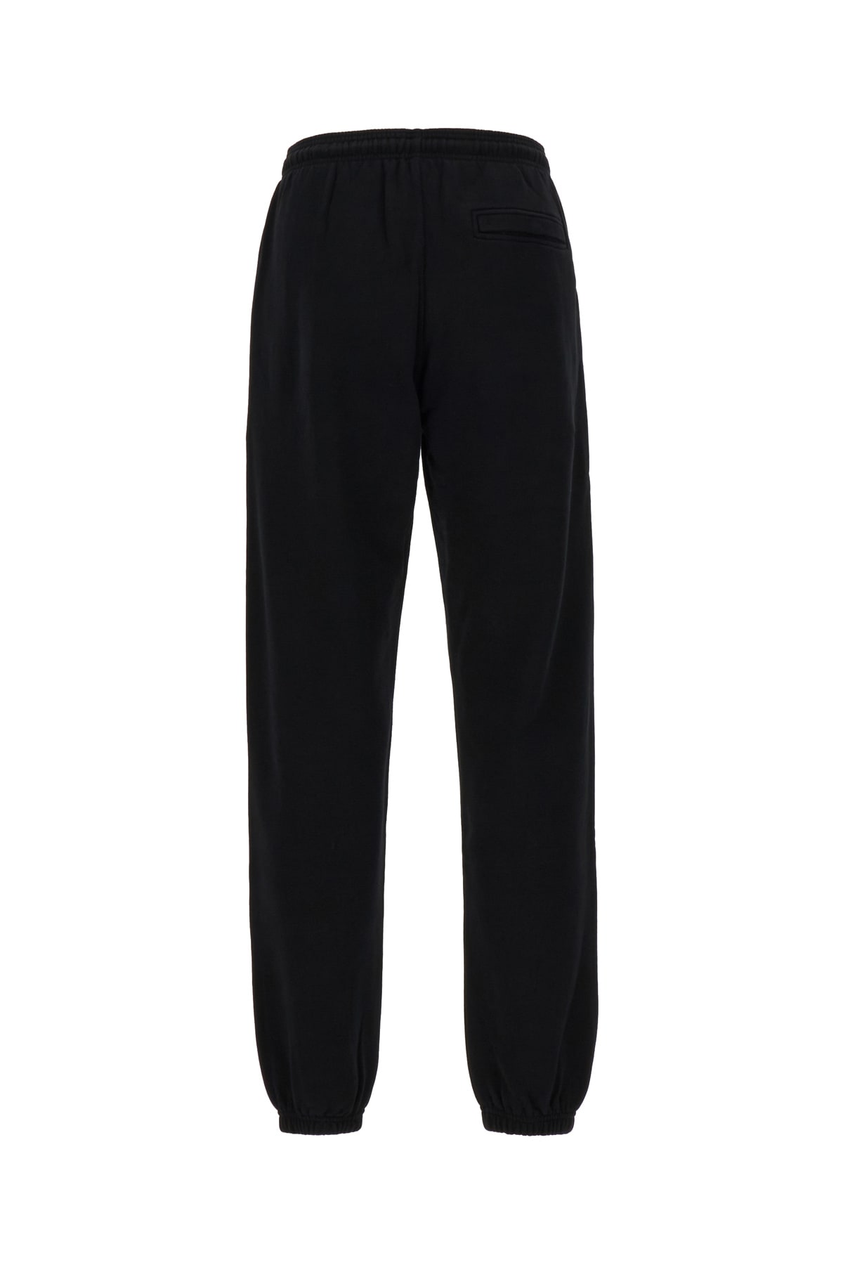 Shop Marcelo Burlon County Of Milan Black Cotton Joggers In 1001