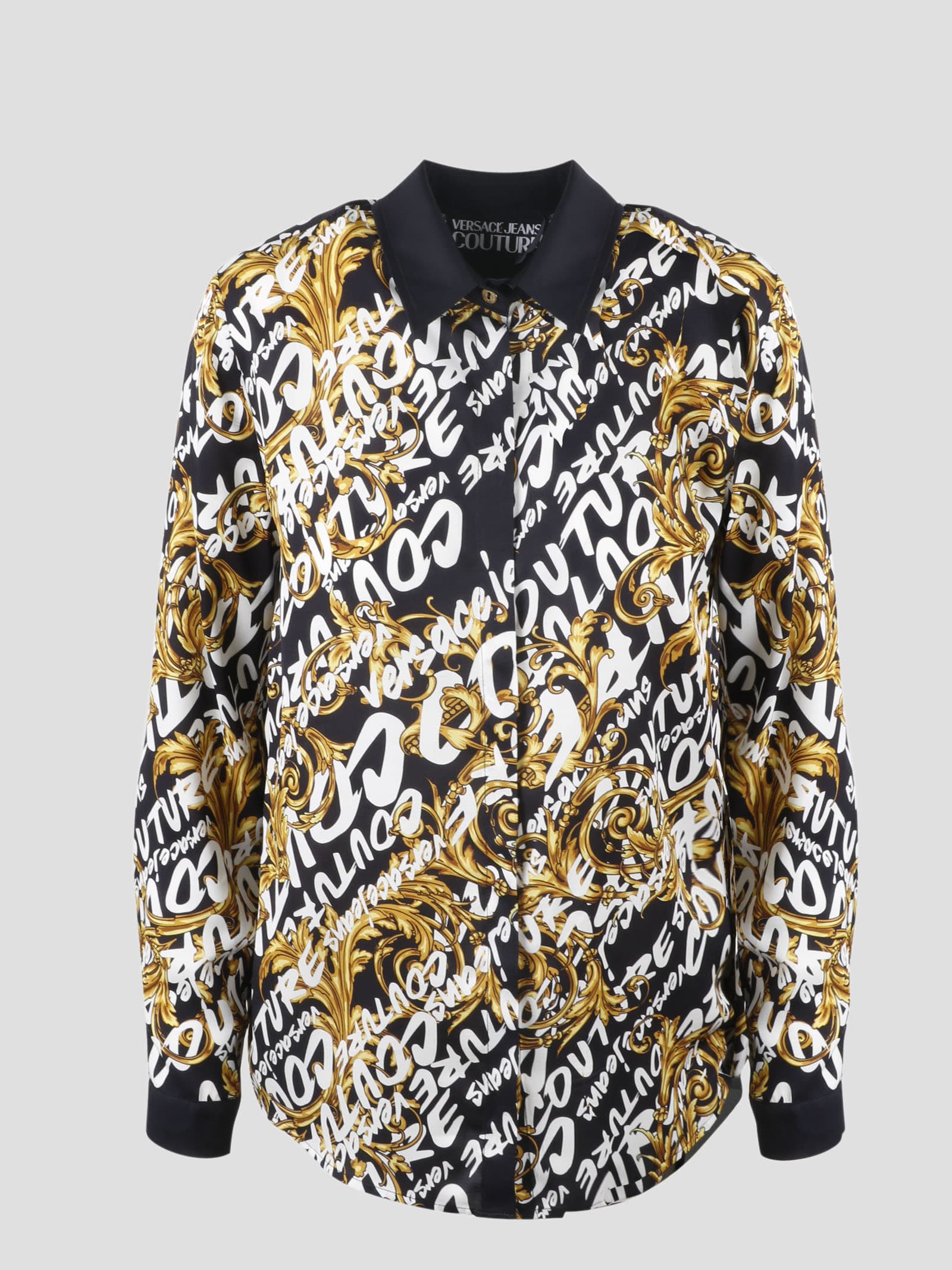 Versace Jeans Couture Logo Brush Couture Shirt