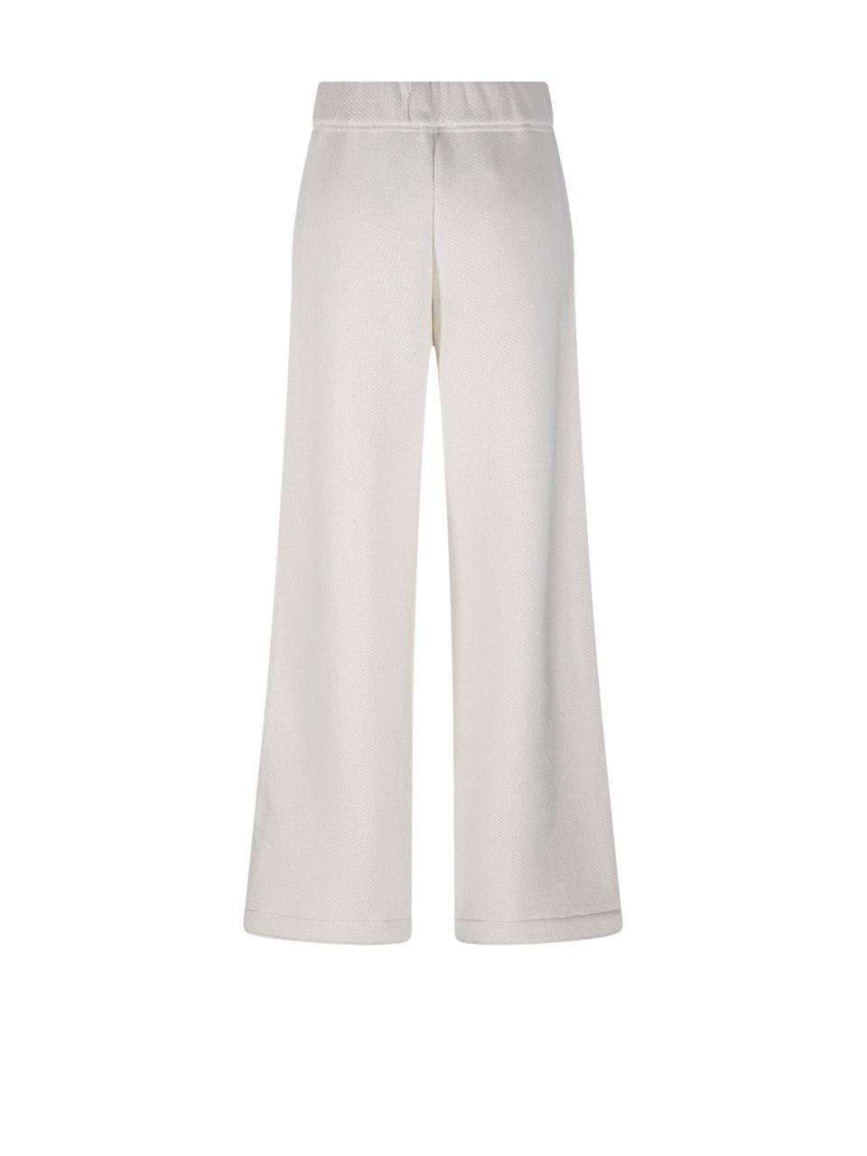 Shop Max Mara Tay Wide Leg Jogging Trousers In Cream
