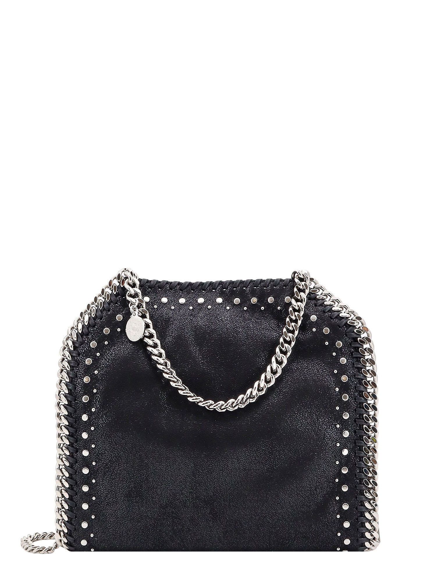 Shop Stella Mccartney Falabella Shoulder Bag In Black