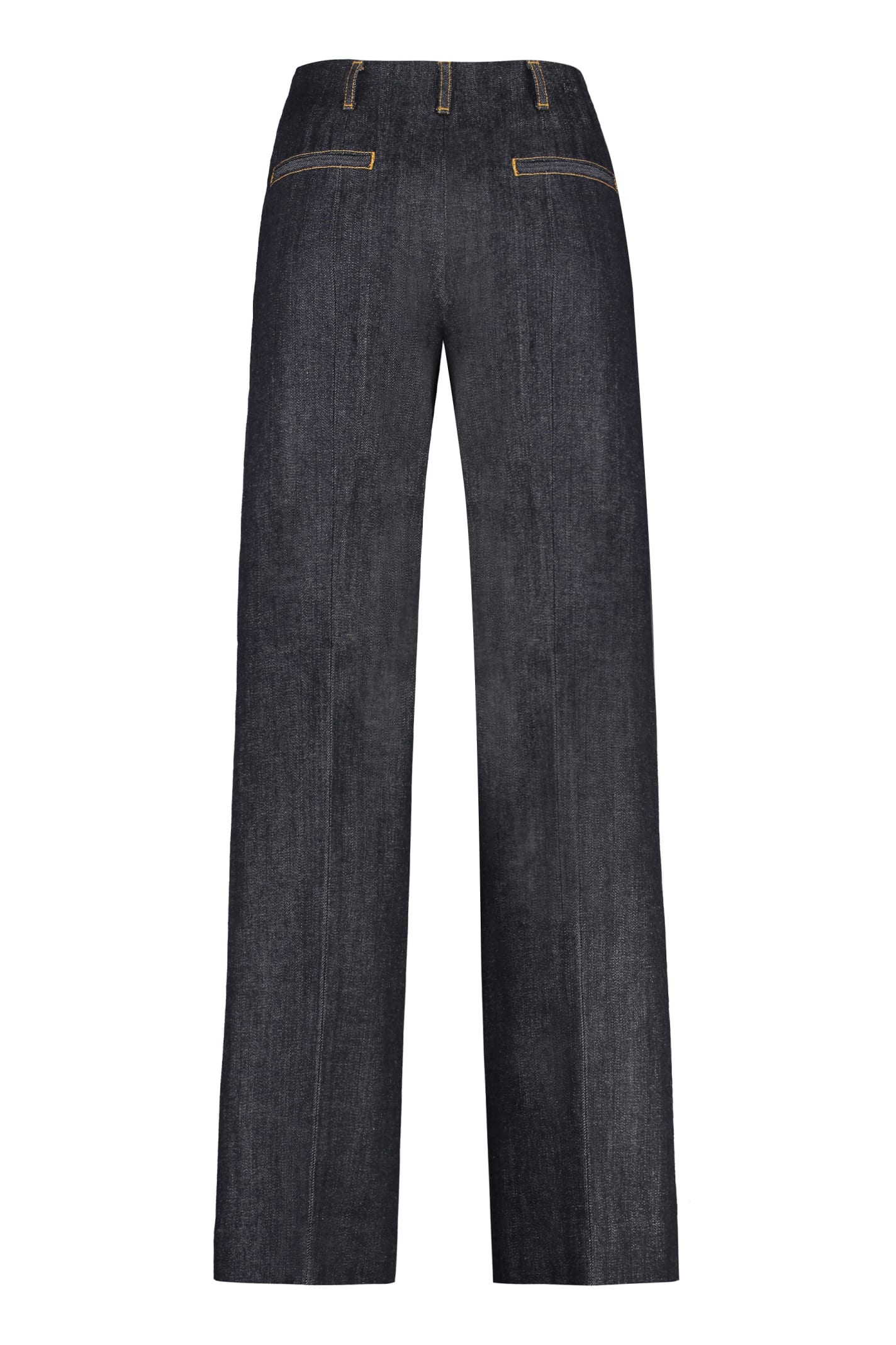 Shop Tory Burch Wide-leg Jeans In Denim