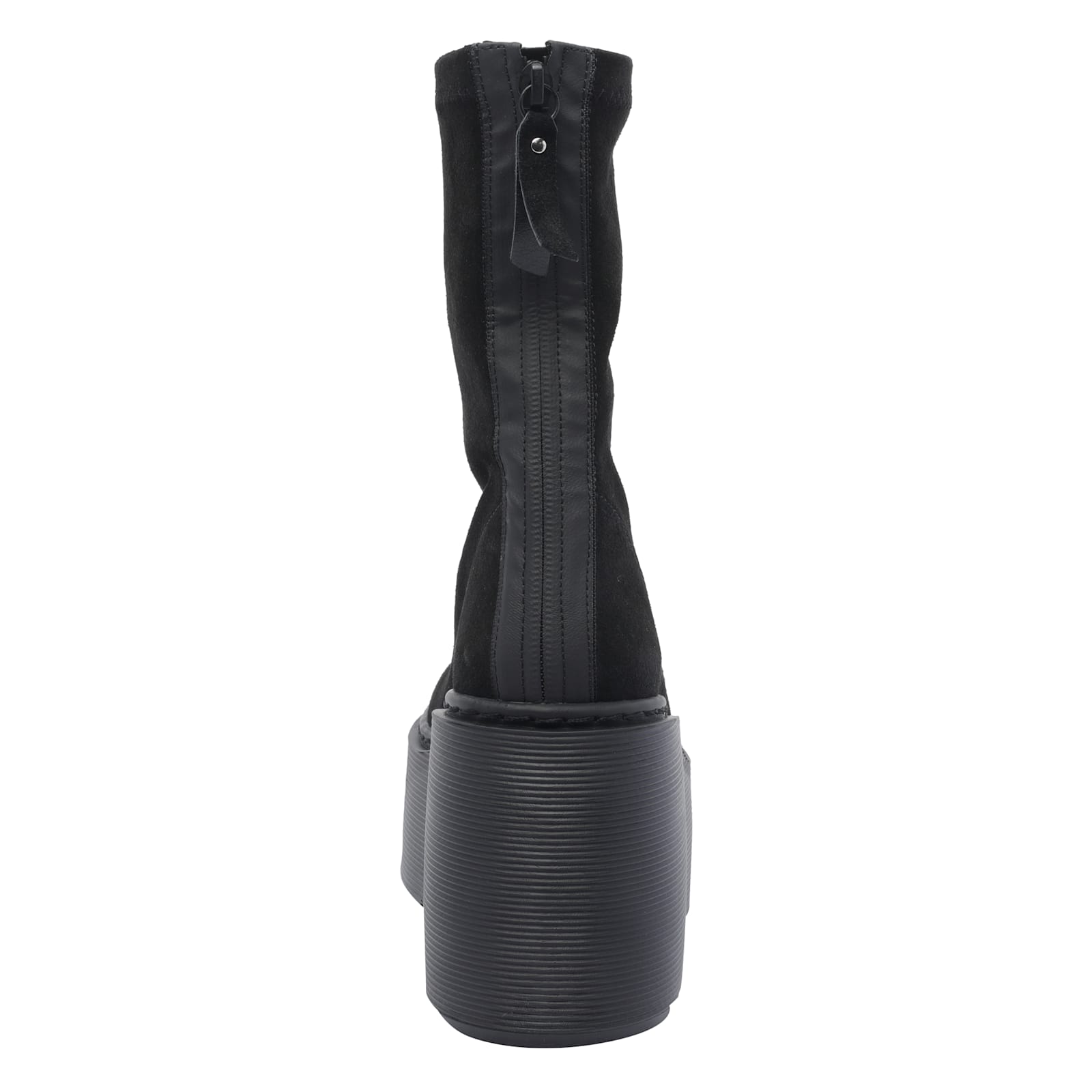 Vic Matie 100mm Stripy Platform Boots In Black