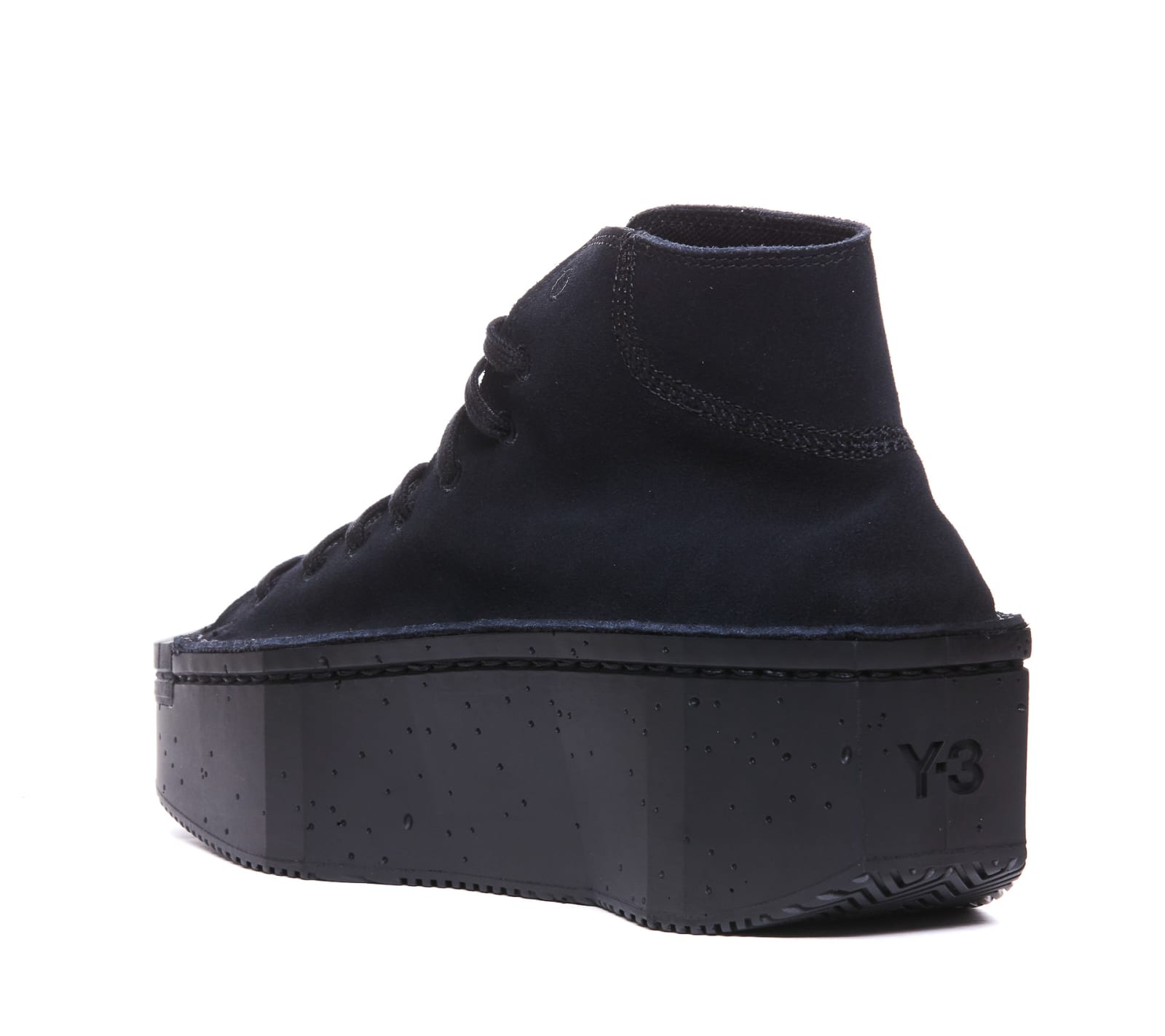 Shop Y-3 Kyasu Hi Sneakers In Black