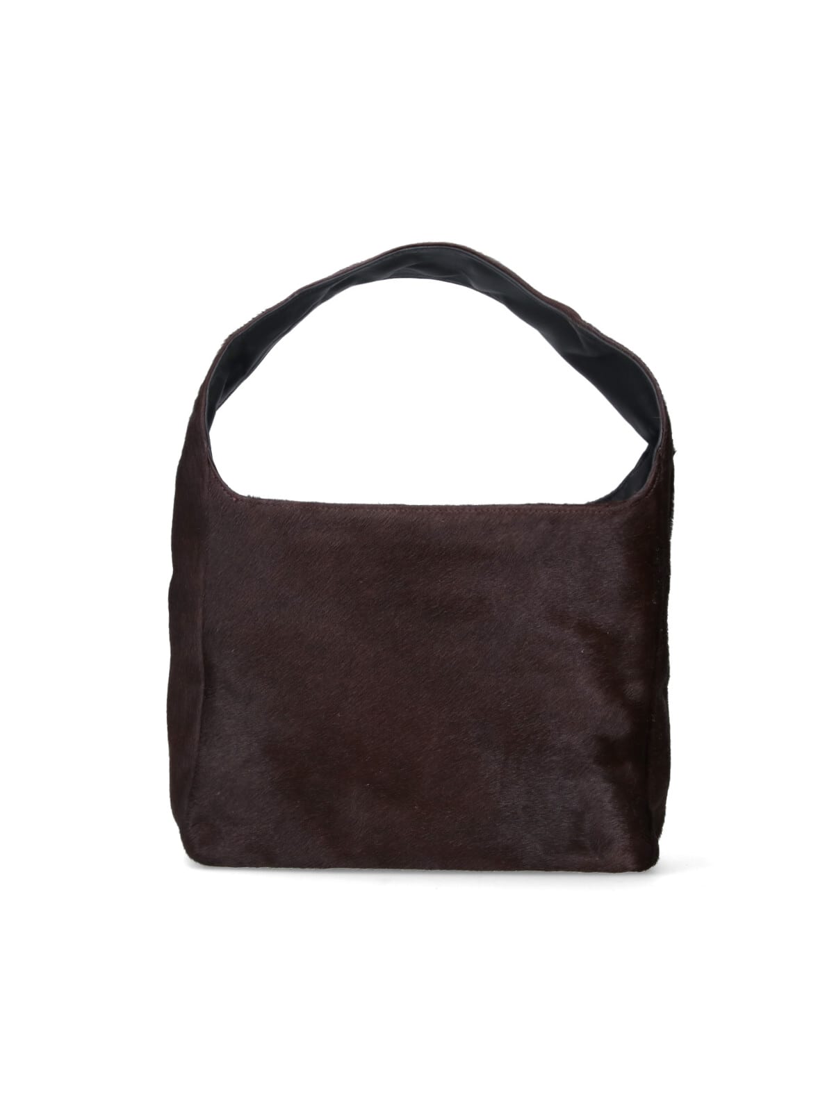 Our Legacy Luxurious Shoulder Bag Fur Texture In Brown