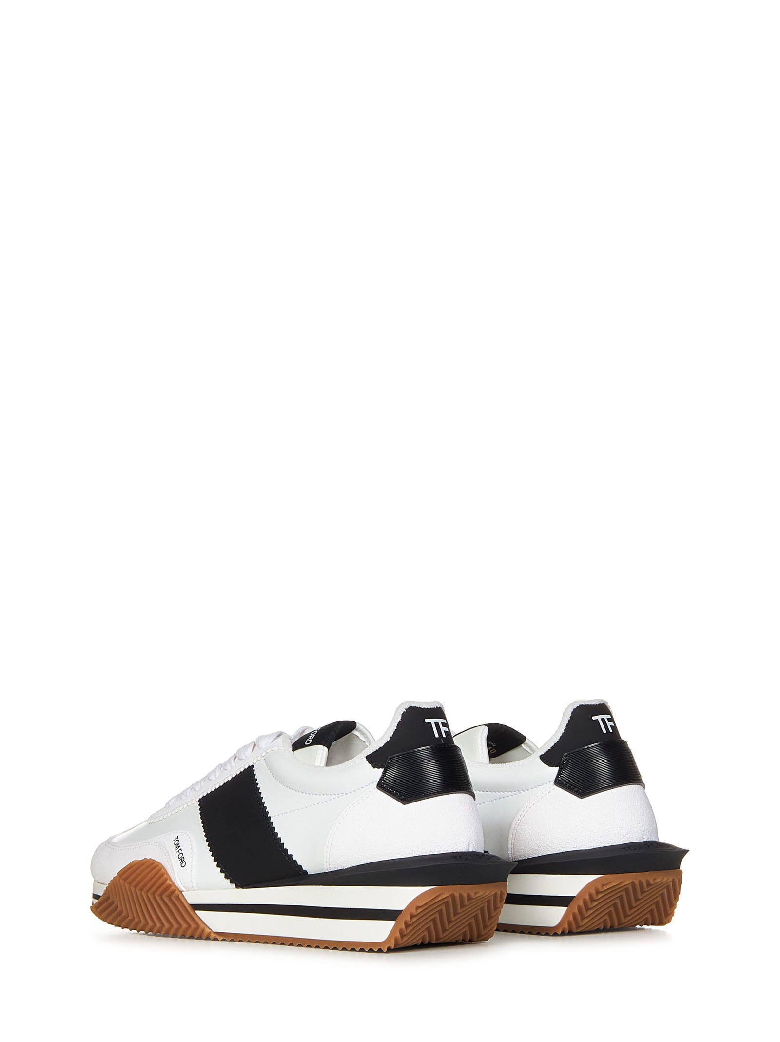 Shop Tom Ford James Sneakers In White