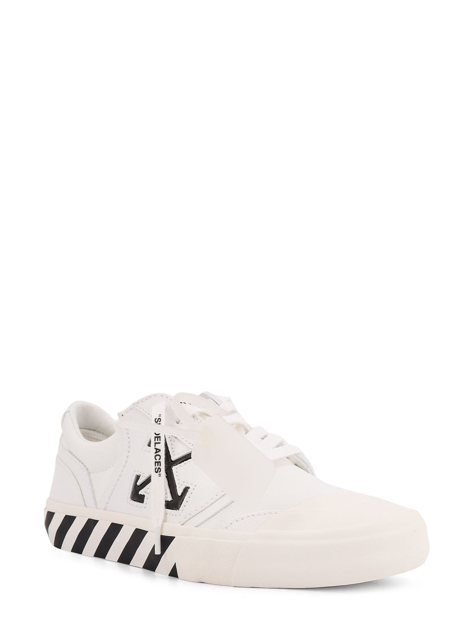 Off-white Vulc Undercut Canvas Low-top Sneakers In White