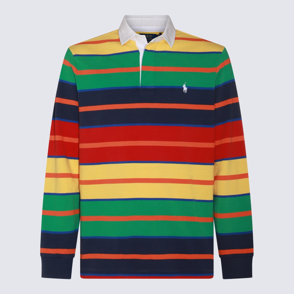 Multicolor Cotton Polo Shirt