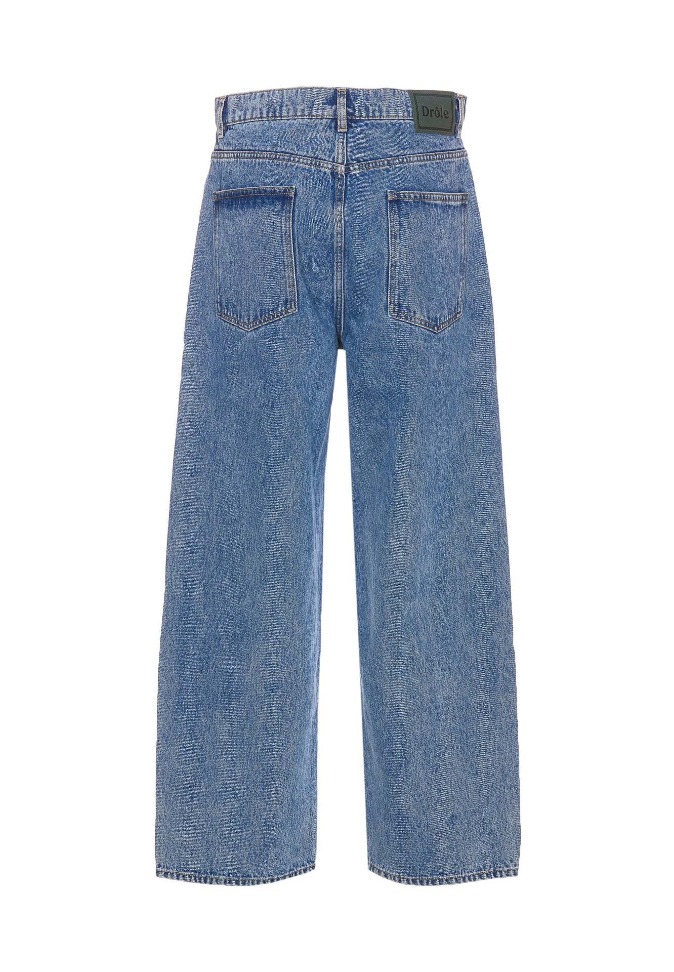 Shop Drôle De Monsieur Le Jeans Baggy Denim Jeans In Blue