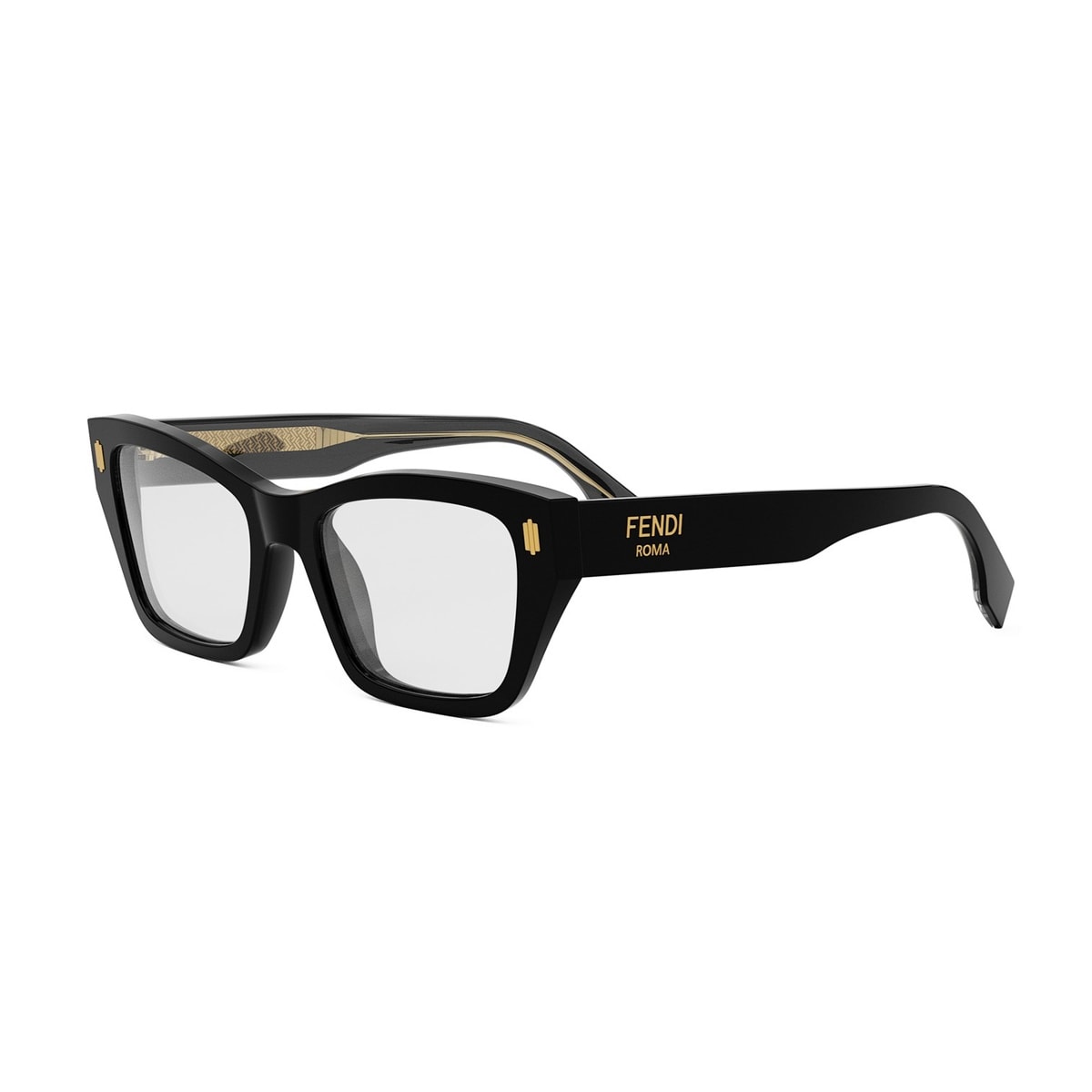 Fendi Rectangular Optical Glasses In Black