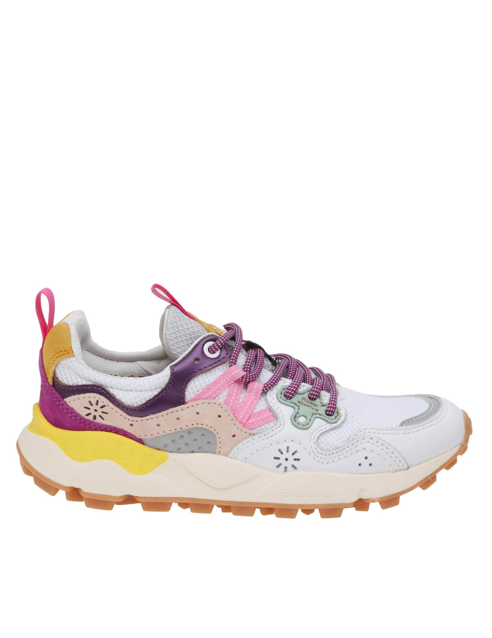 Flower Mountain Sneakers Yamano 3 In Fabric And Leather
