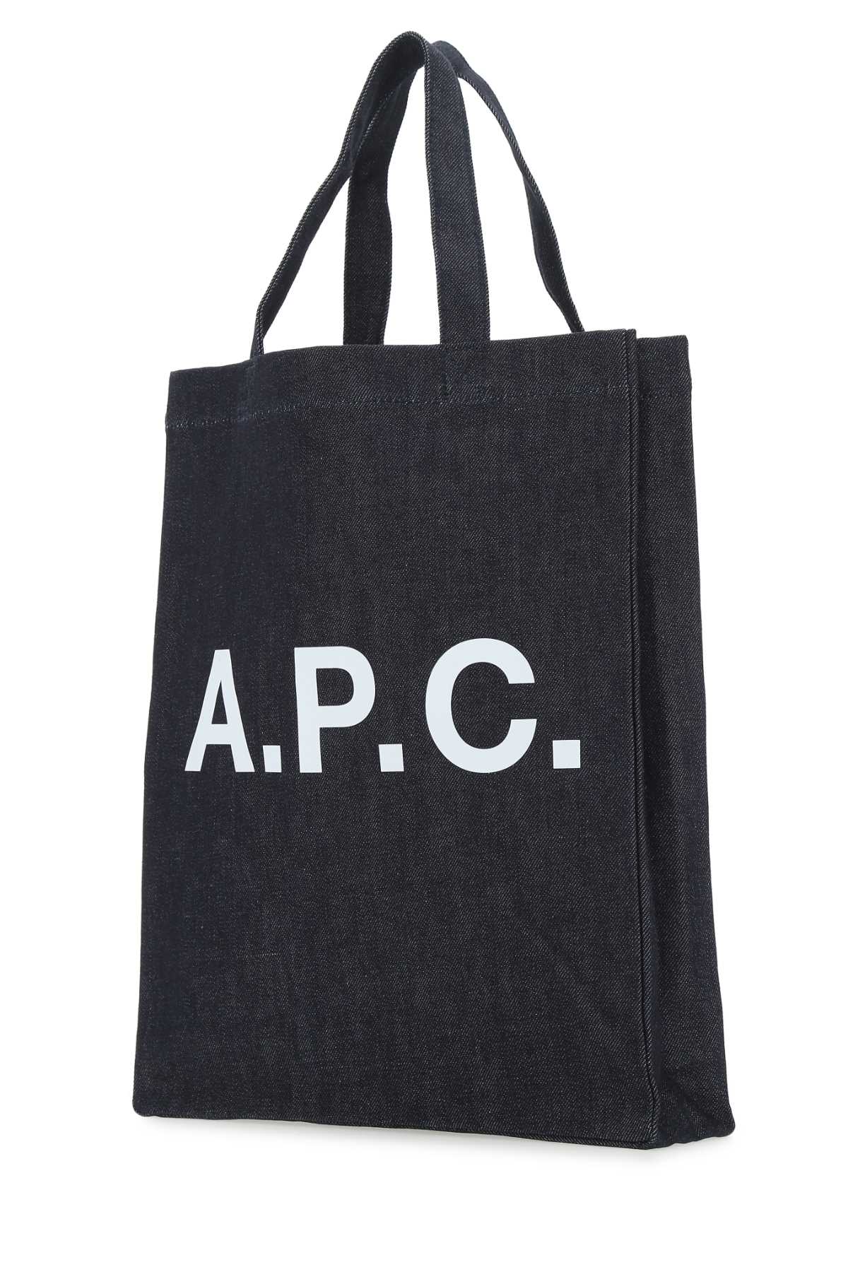 Shop Apc Denim Shopping Bag In Indigo