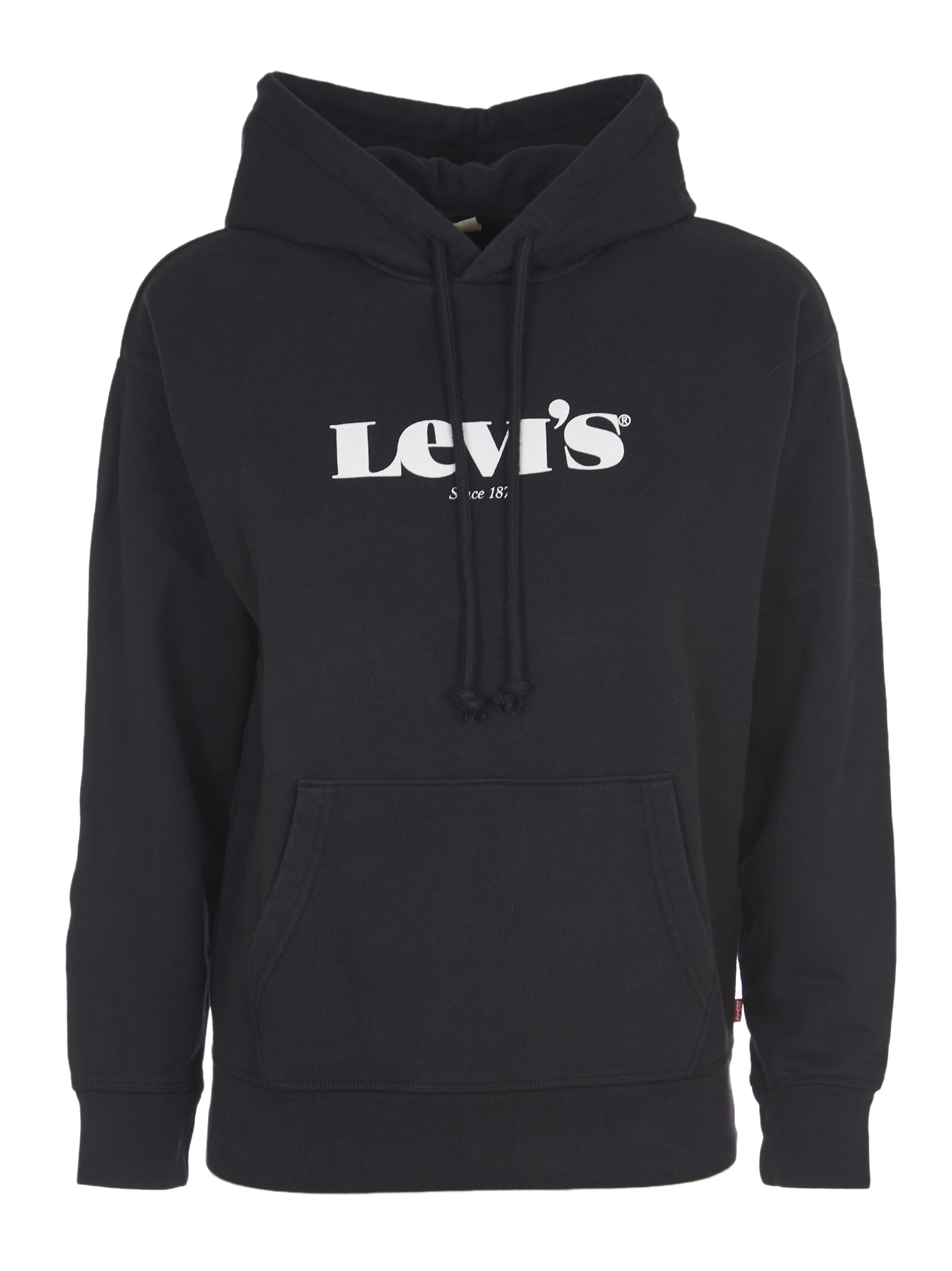 Levis Black Hoodie With Logo