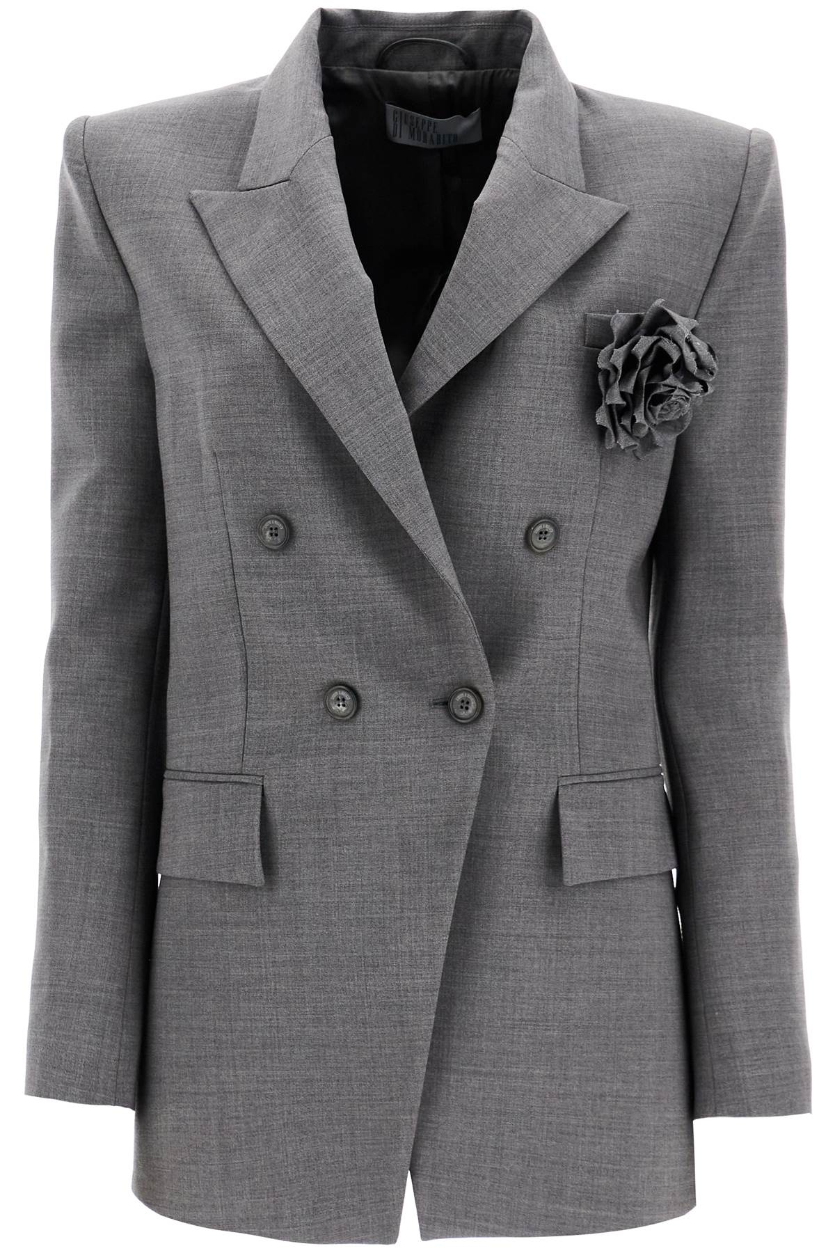 Double-breasted Wool Stretch Blazer