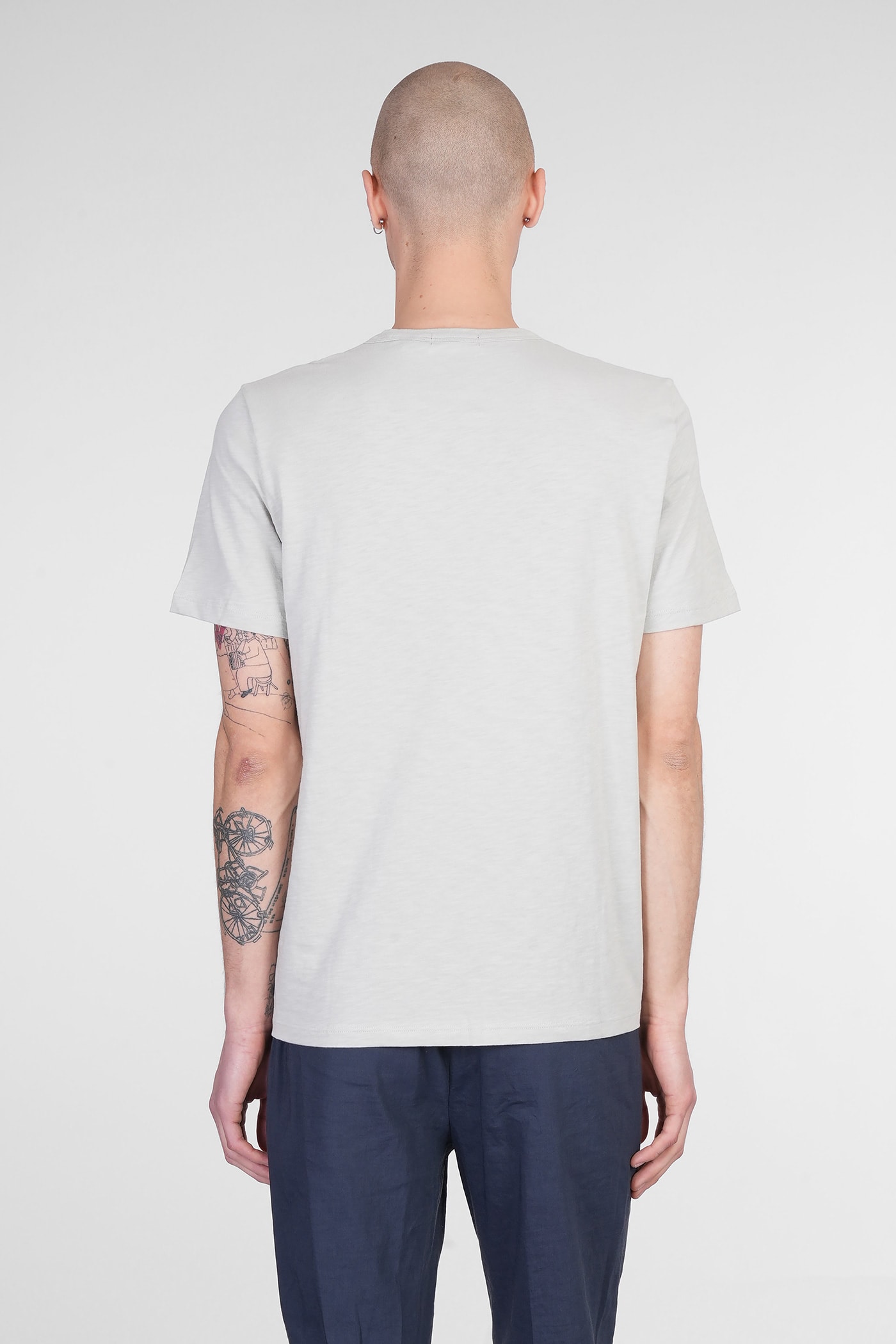 Theory T-shirt In Grey Cotton In Grey