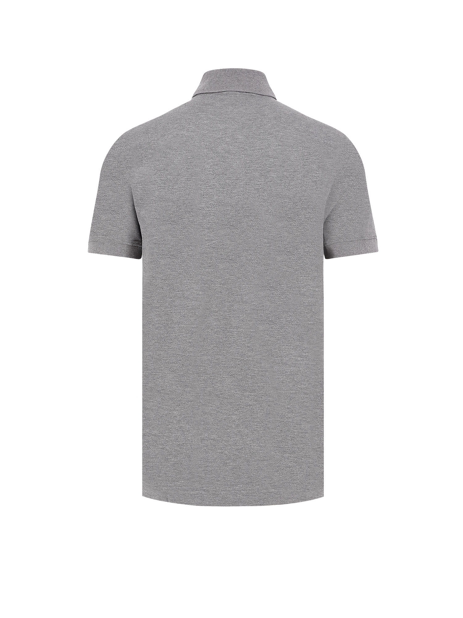 Dolce & Gabbana Men's Logo Cotton Polo Shirt In Grey