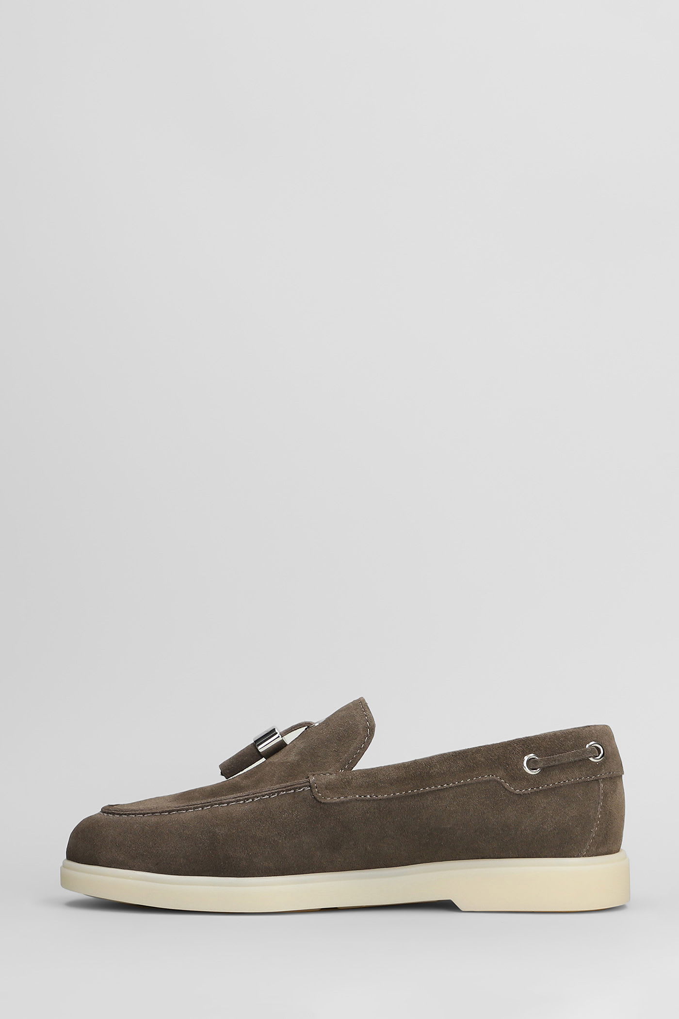 Giuseppe Zanotti The Maui Loafers In Beige Suede In Sand