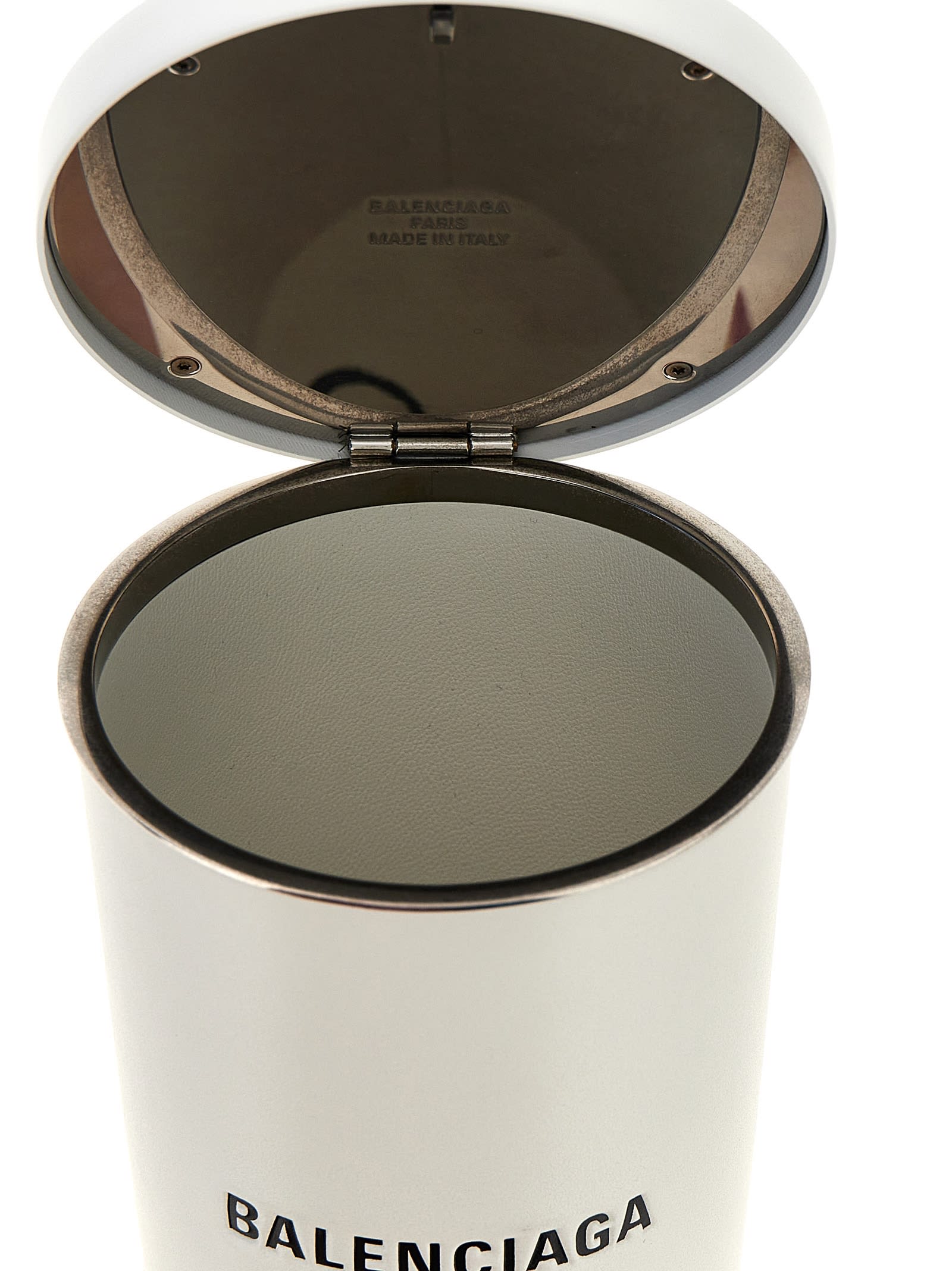 Balenciaga 9 Am Clutch In White