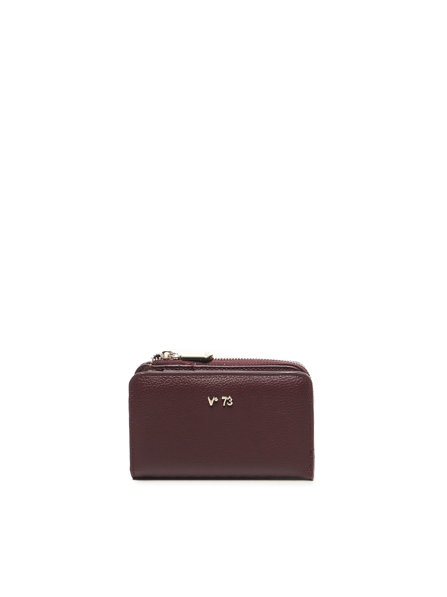 V73 Zip-around Wallet In Brown