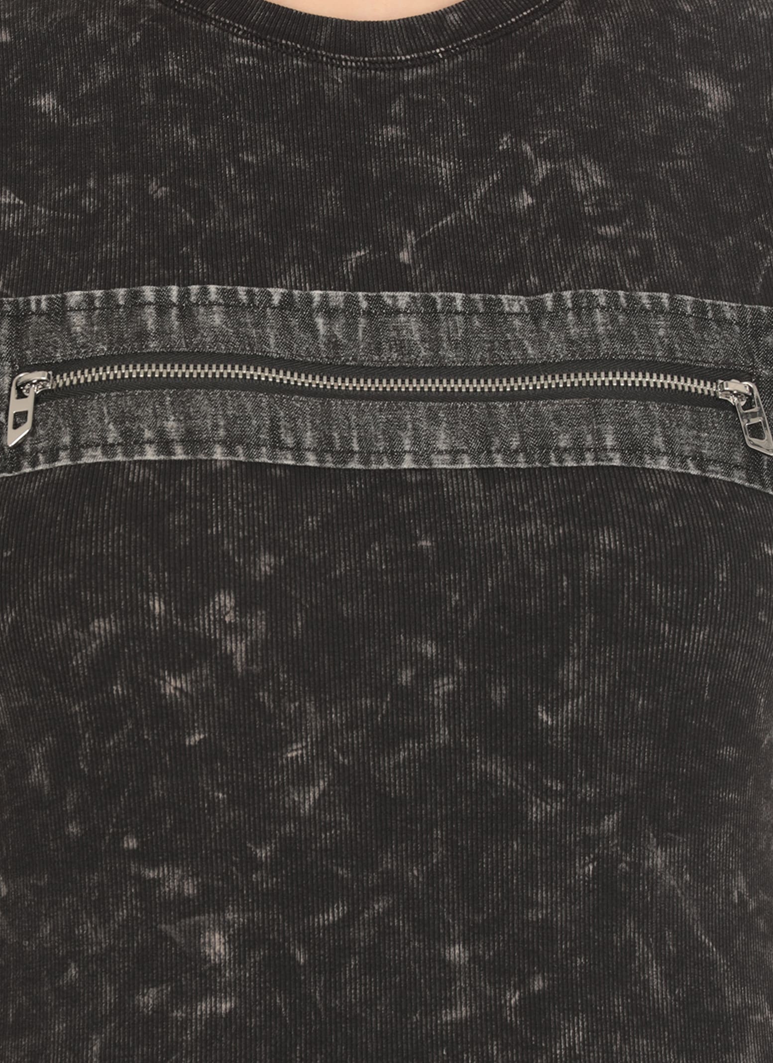Diesel Sleeveless Top With Zip Detail