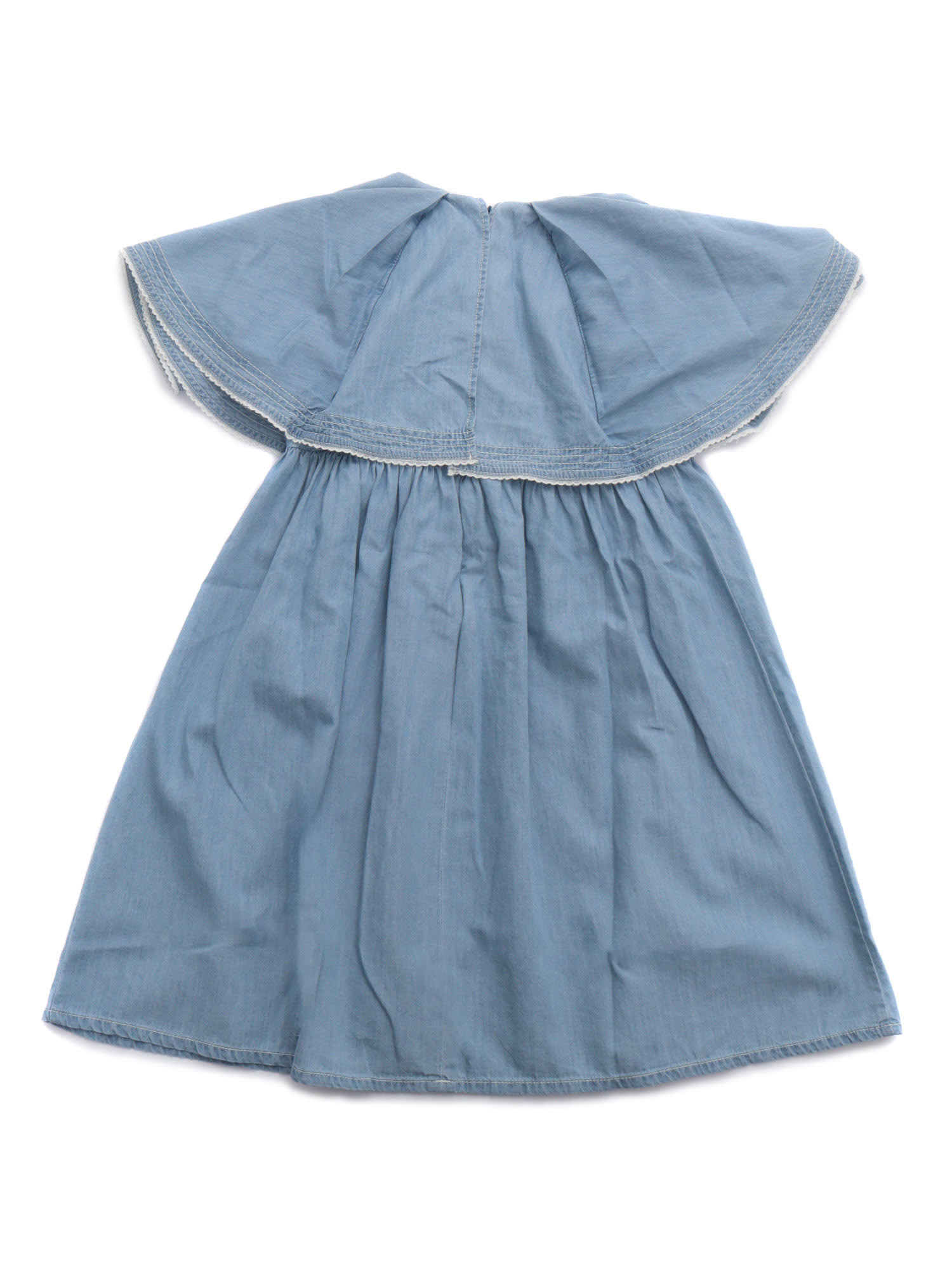 Chloé Denim Dress In Grey