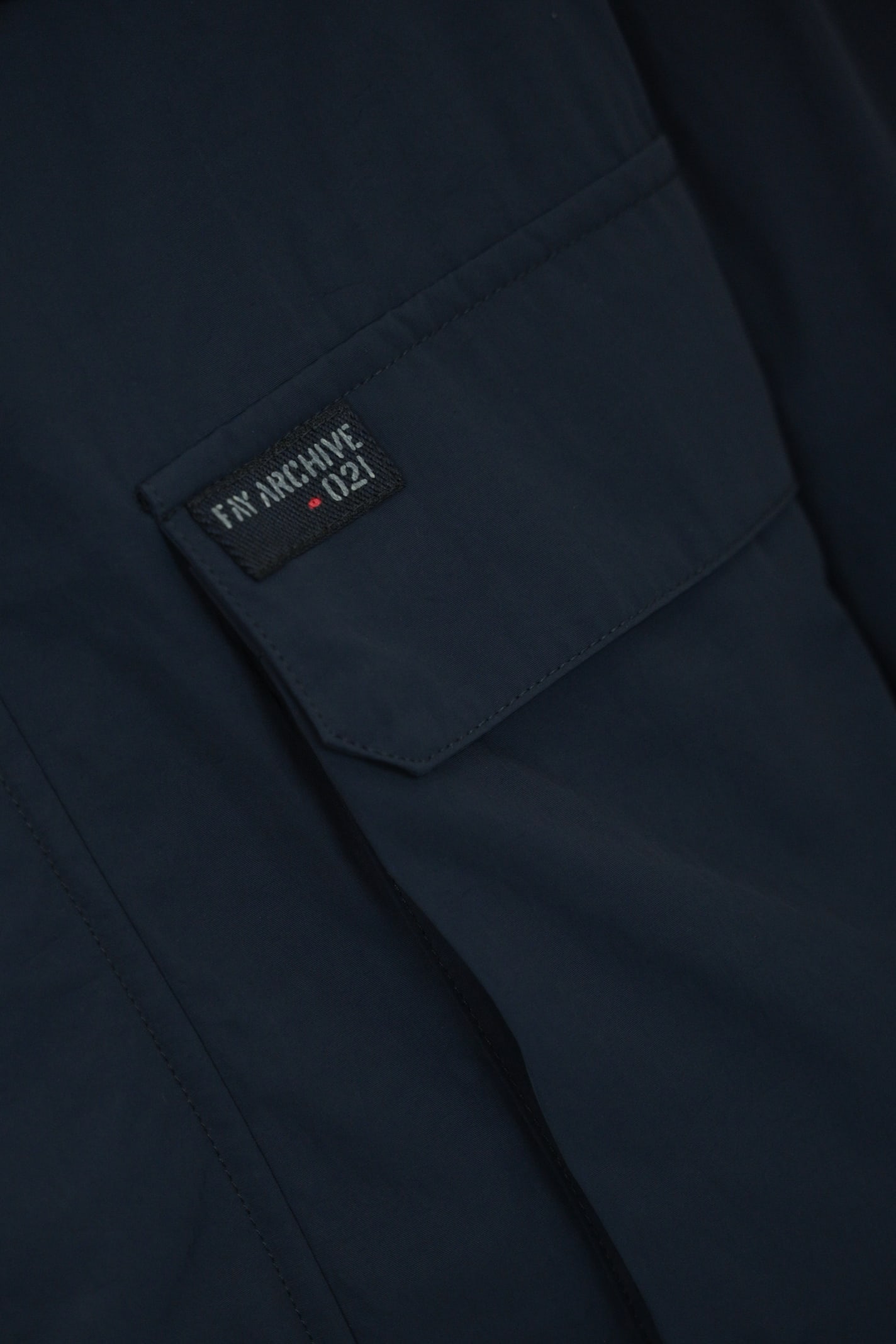 FAY ARCHIVE WINDBREAKER JACKET IN REP NYLON