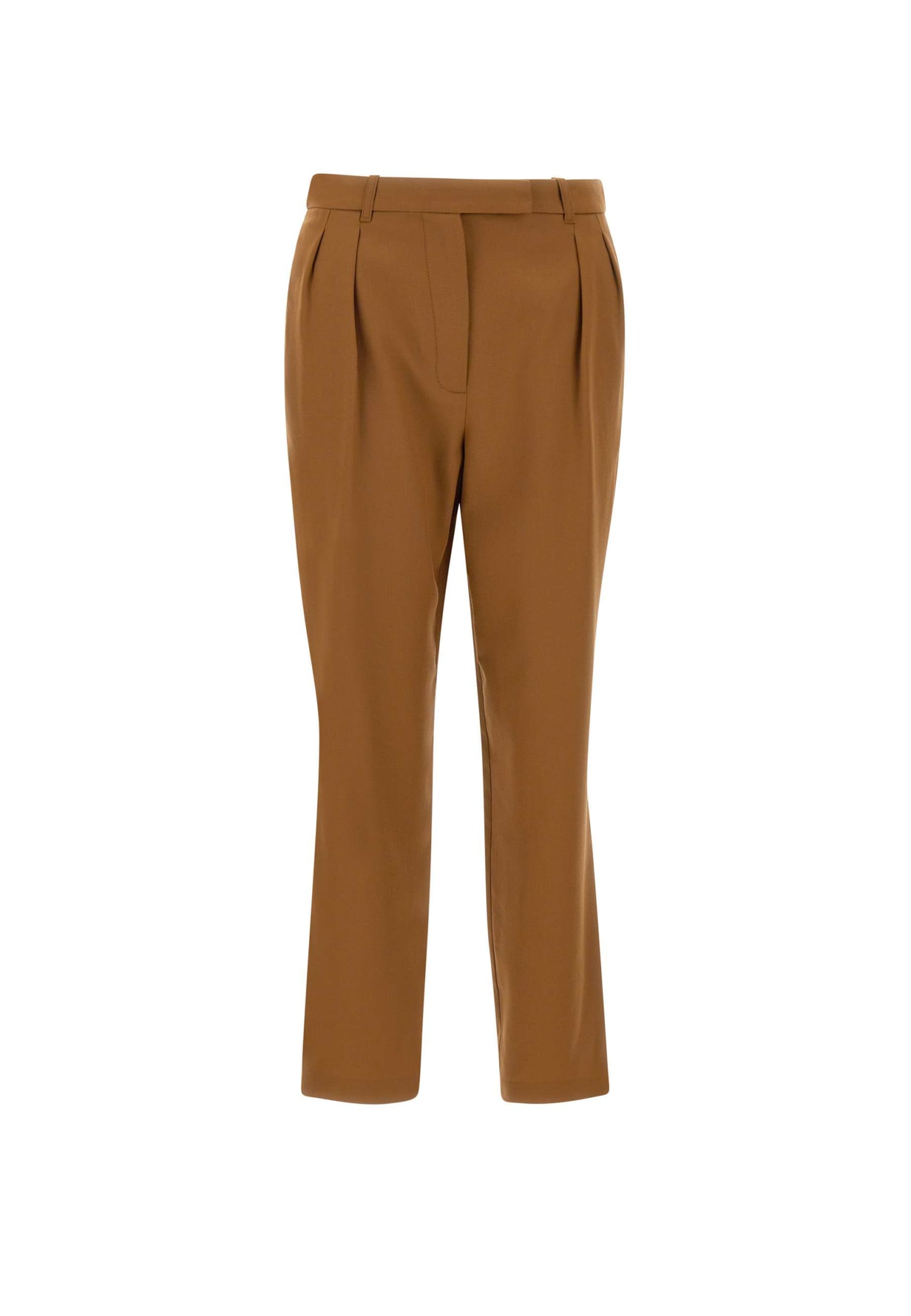 Apc A.p.c. Camel Wool Pant In Brown