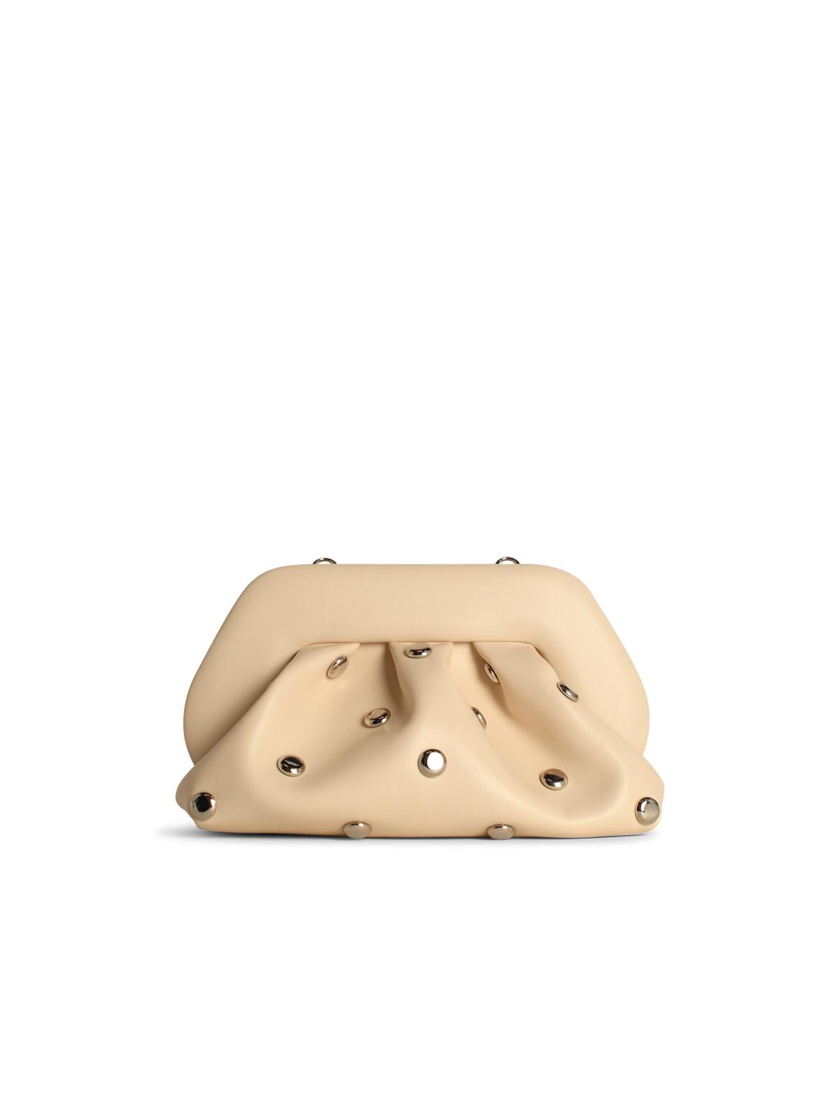 Shop Themoirè Tia Cream Vegan Leather Bag