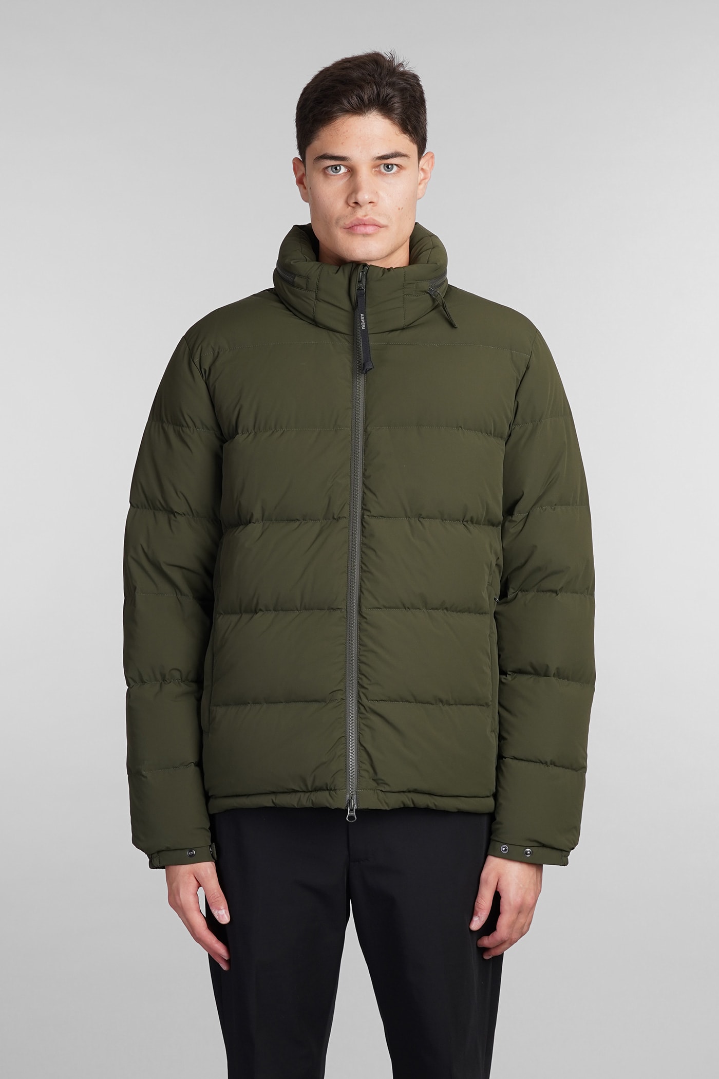 Pocoelastico Re Puffer In Green Polyamide