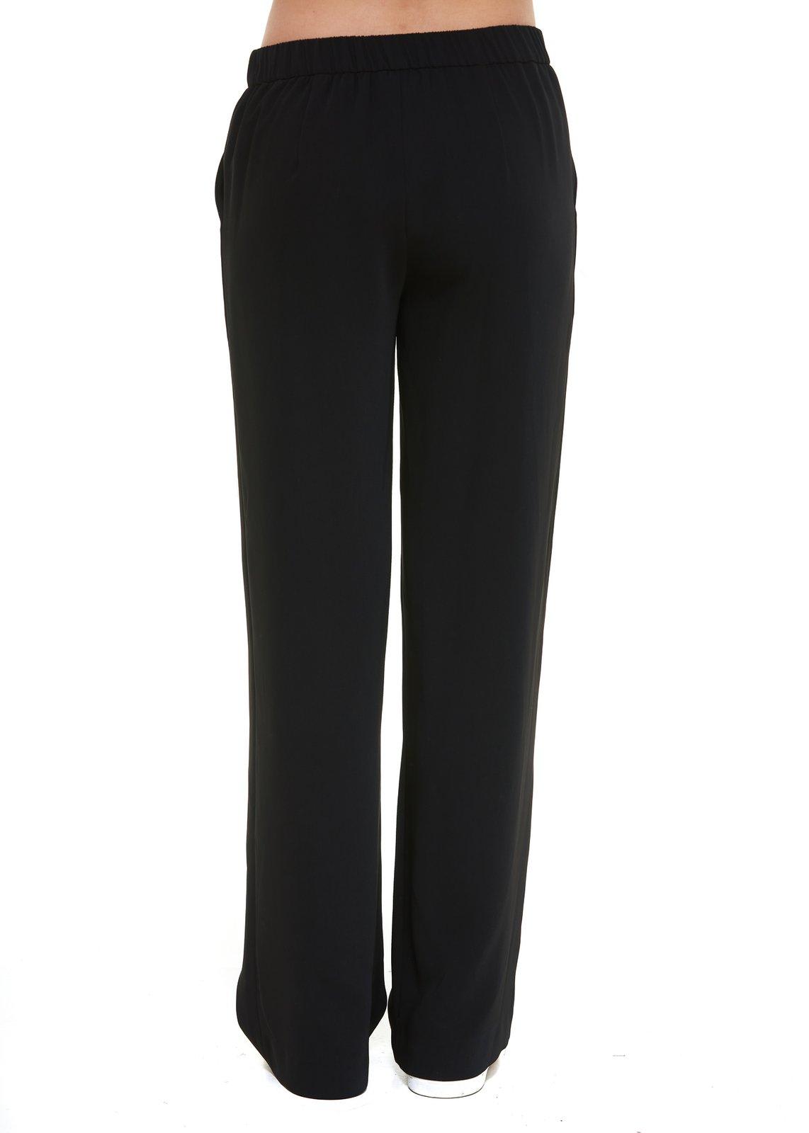 Shop P.a.r.o.s.h Tailored Wide-leg Pants In Nero