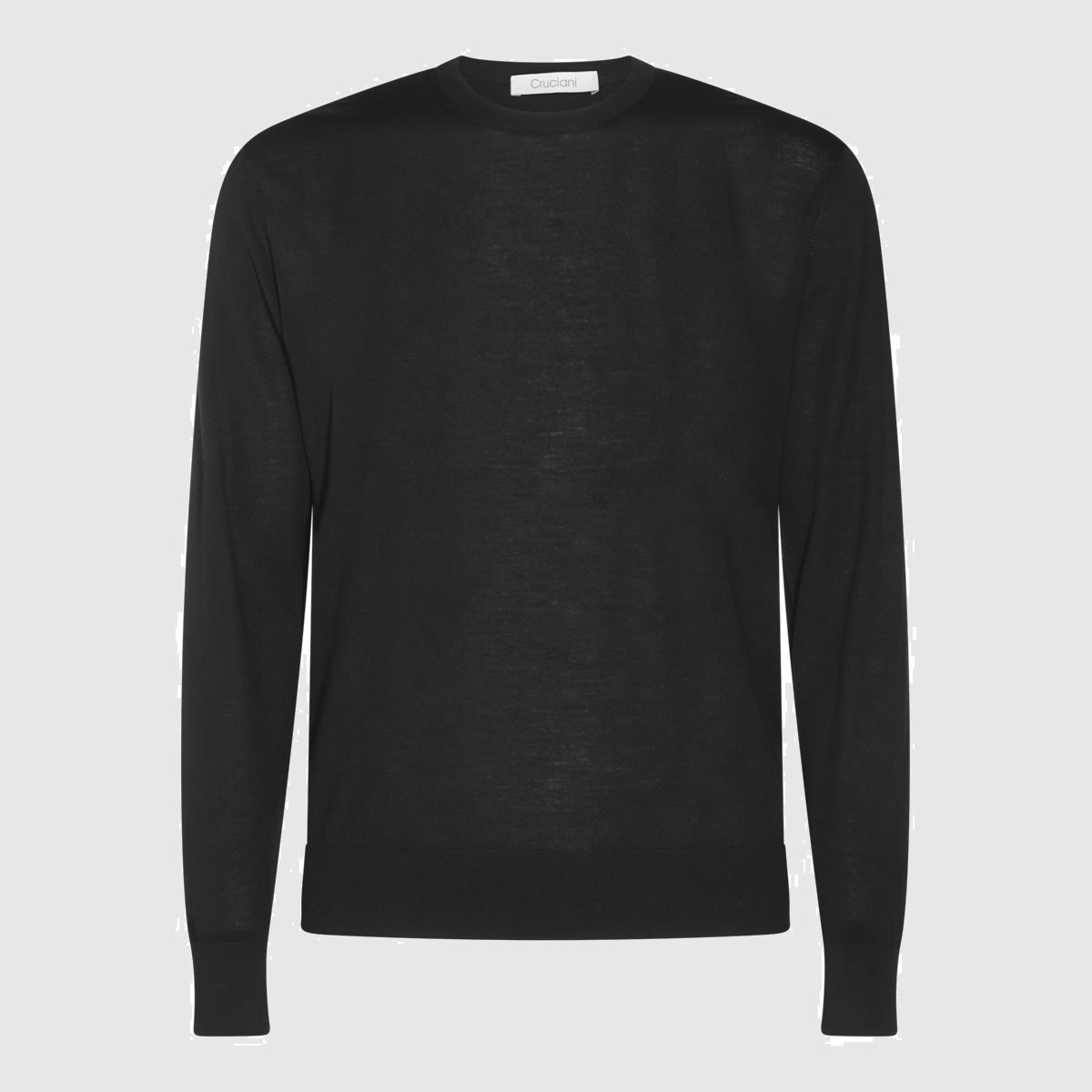 Black Wool Knitwear