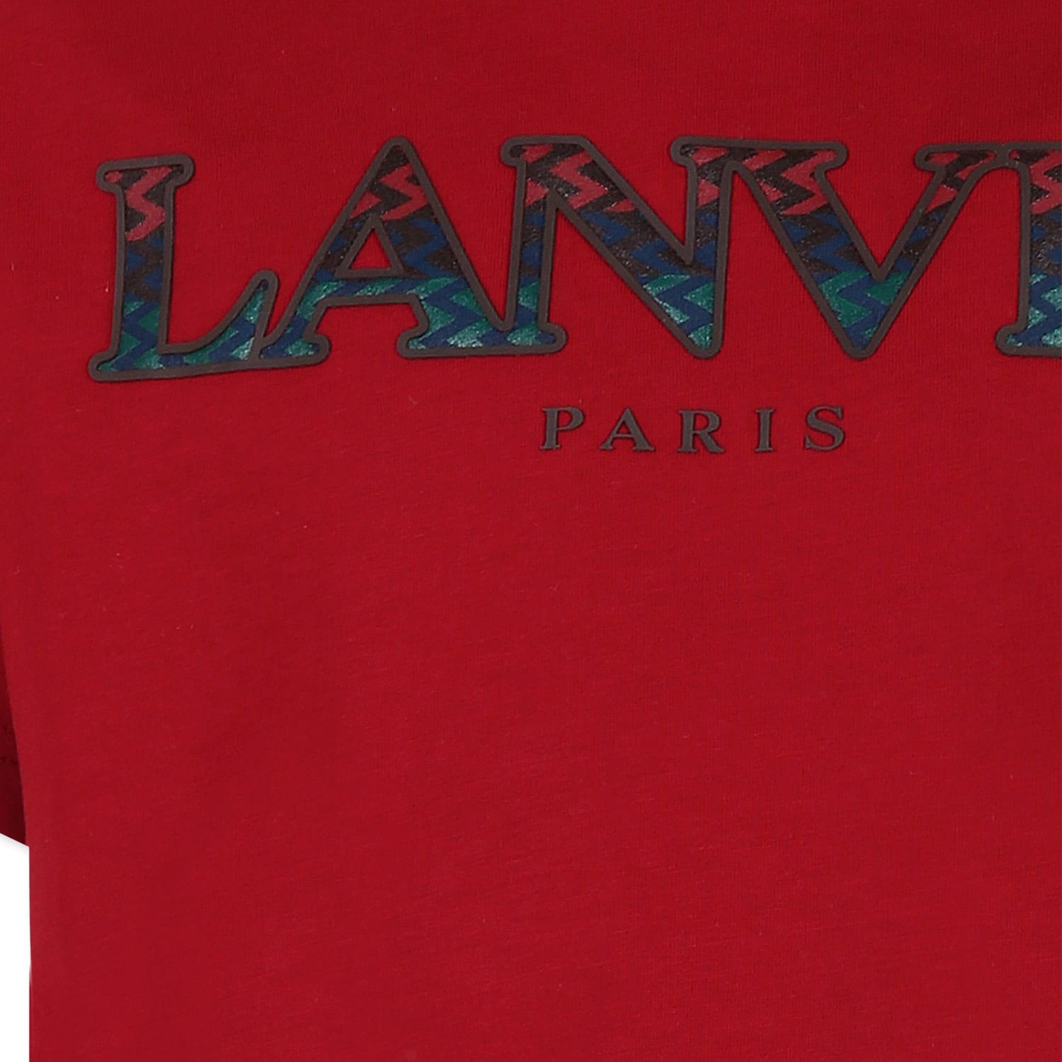 Shop Lanvin Red T-shirt For Boy With Logo In Rosso