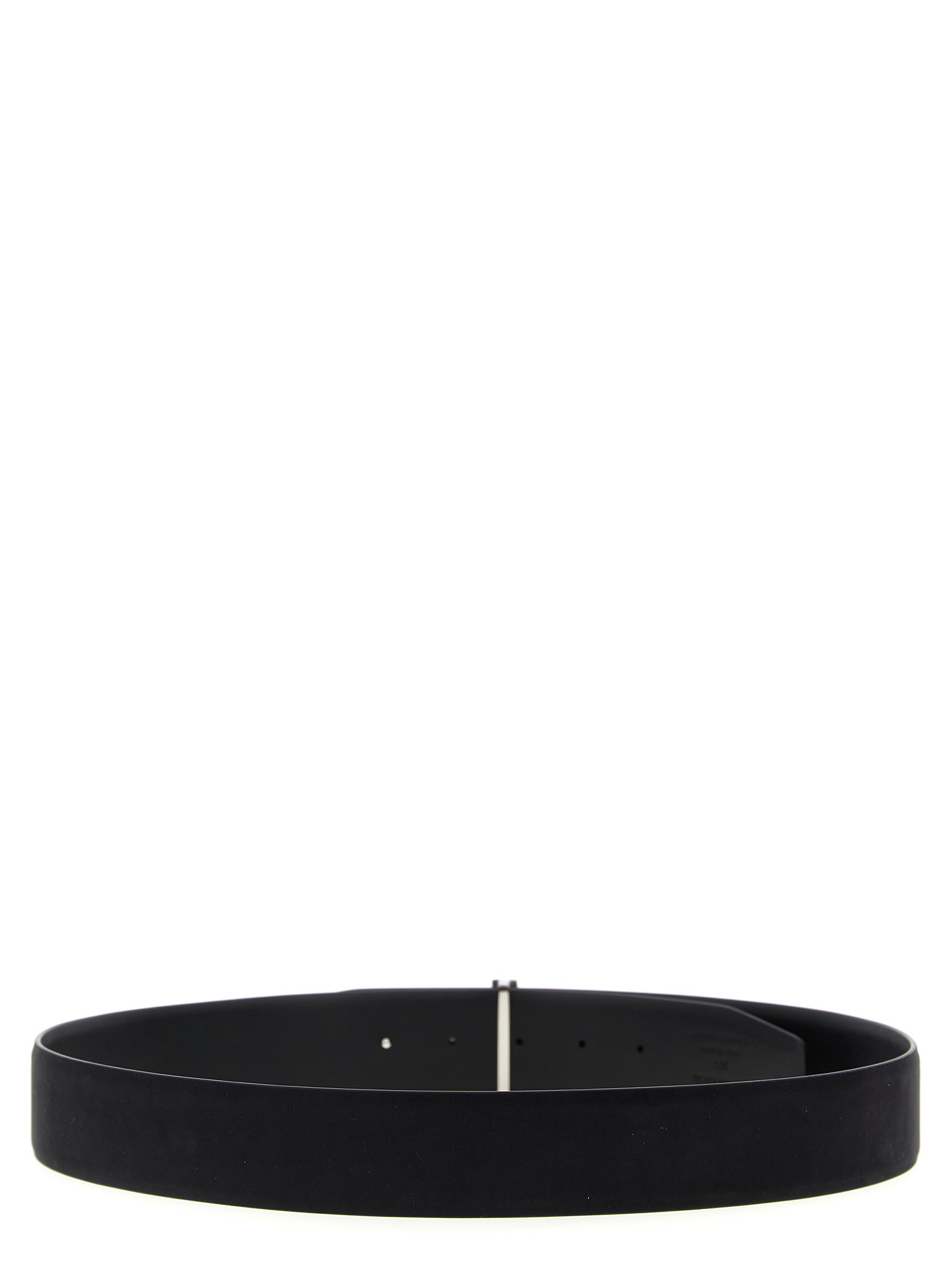 Tom Ford Men Logo Reversible Belt In Black