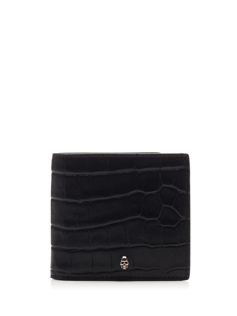 Shop Alexander Mcqueen Black Bifold Wallet