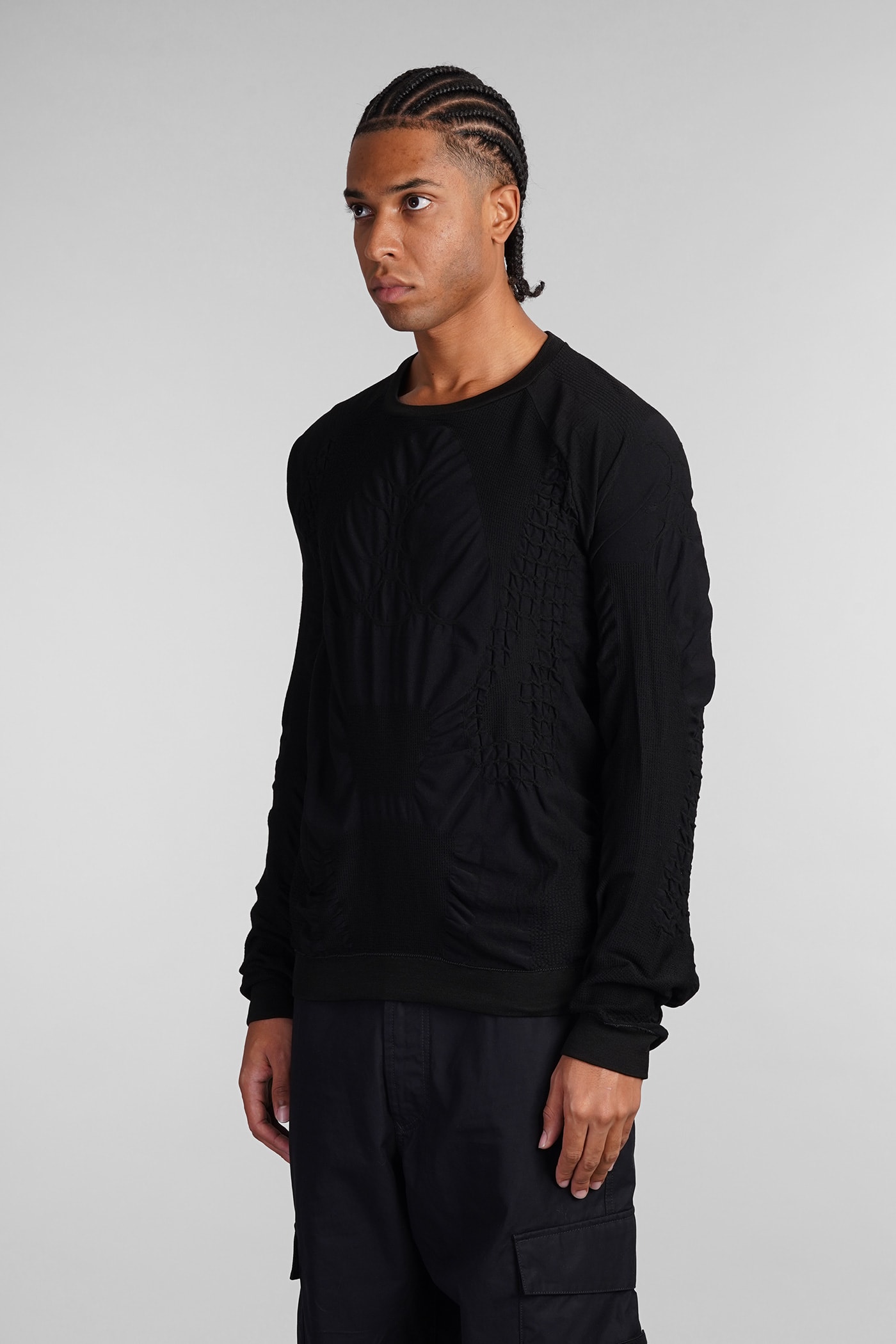 ROA ROUND NECK 2.0 KNITWEAR IN BLACK WOOL 