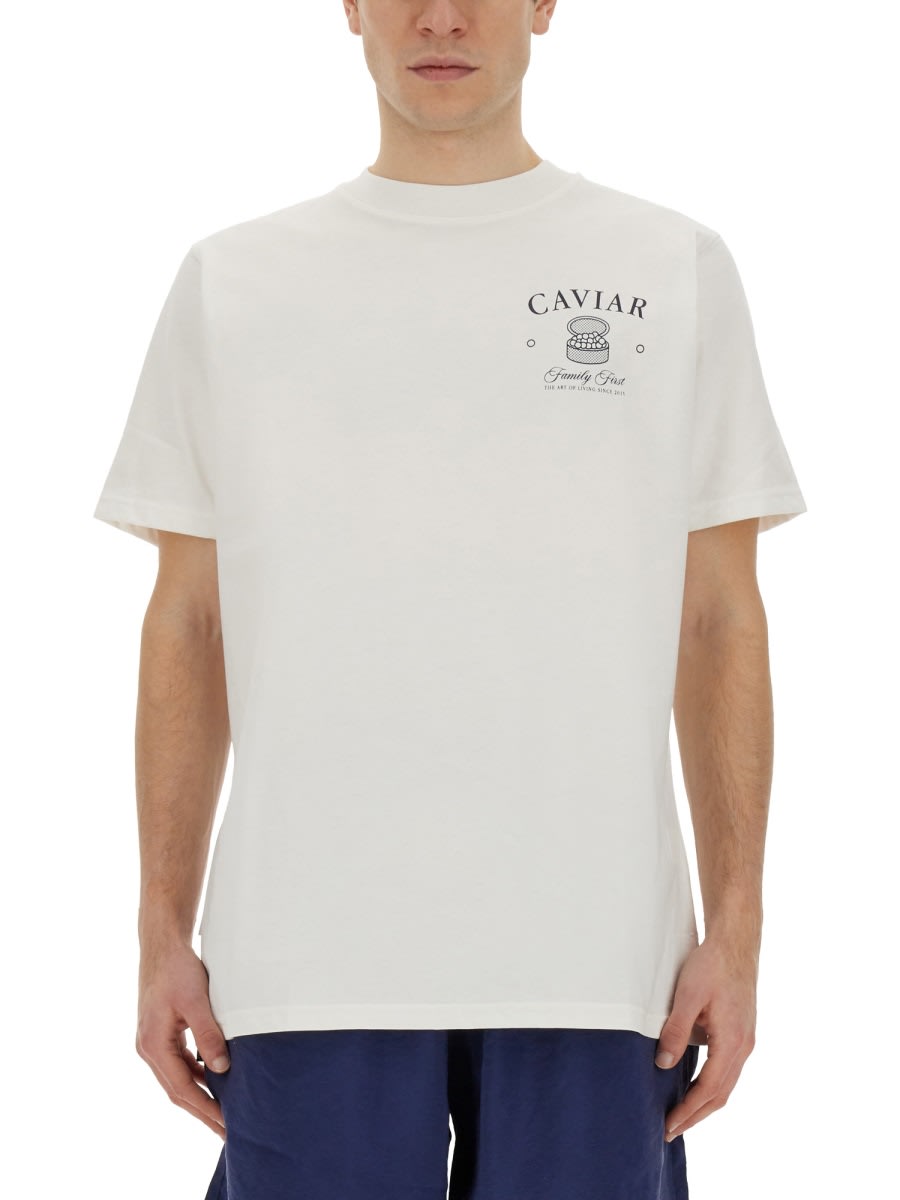 T-shirt With caviar Print
