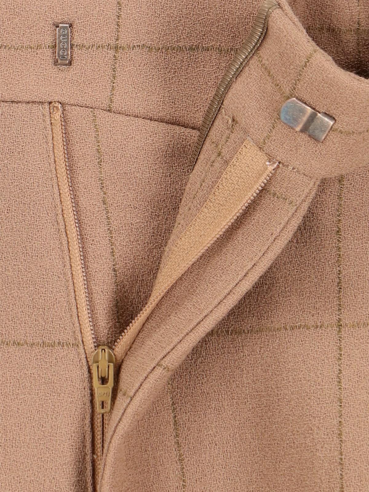 Gucci Straight Pants In Camel