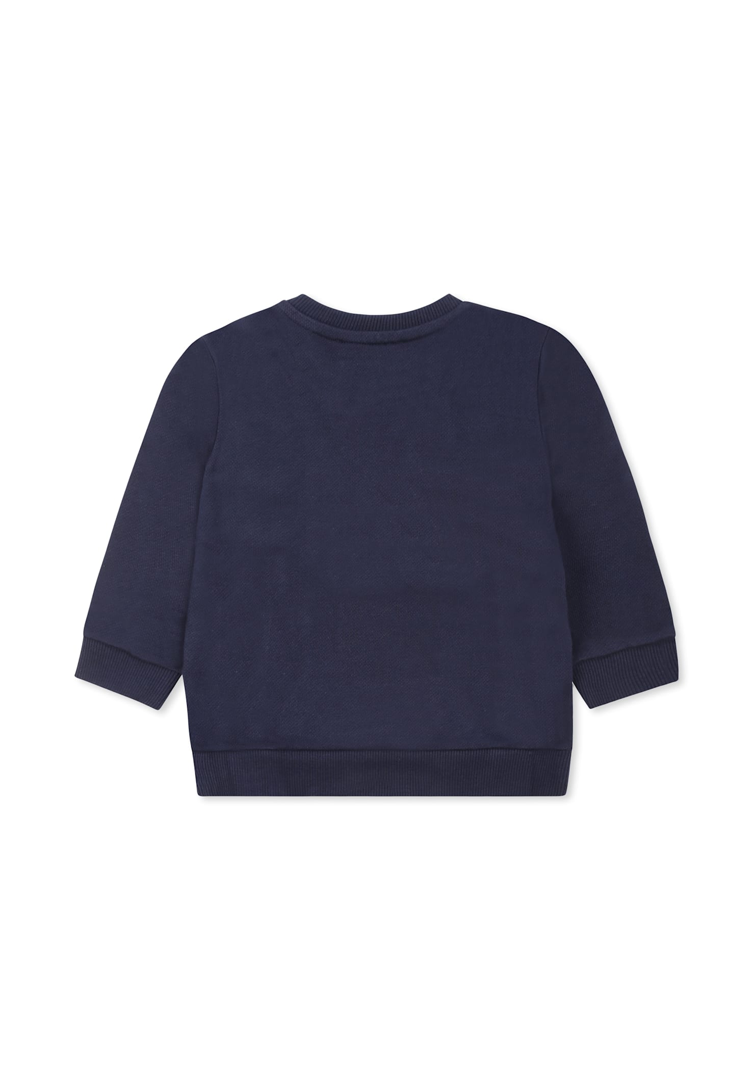 Balmain Blue Sweatshirt For Baby Boy With Logo In Blue