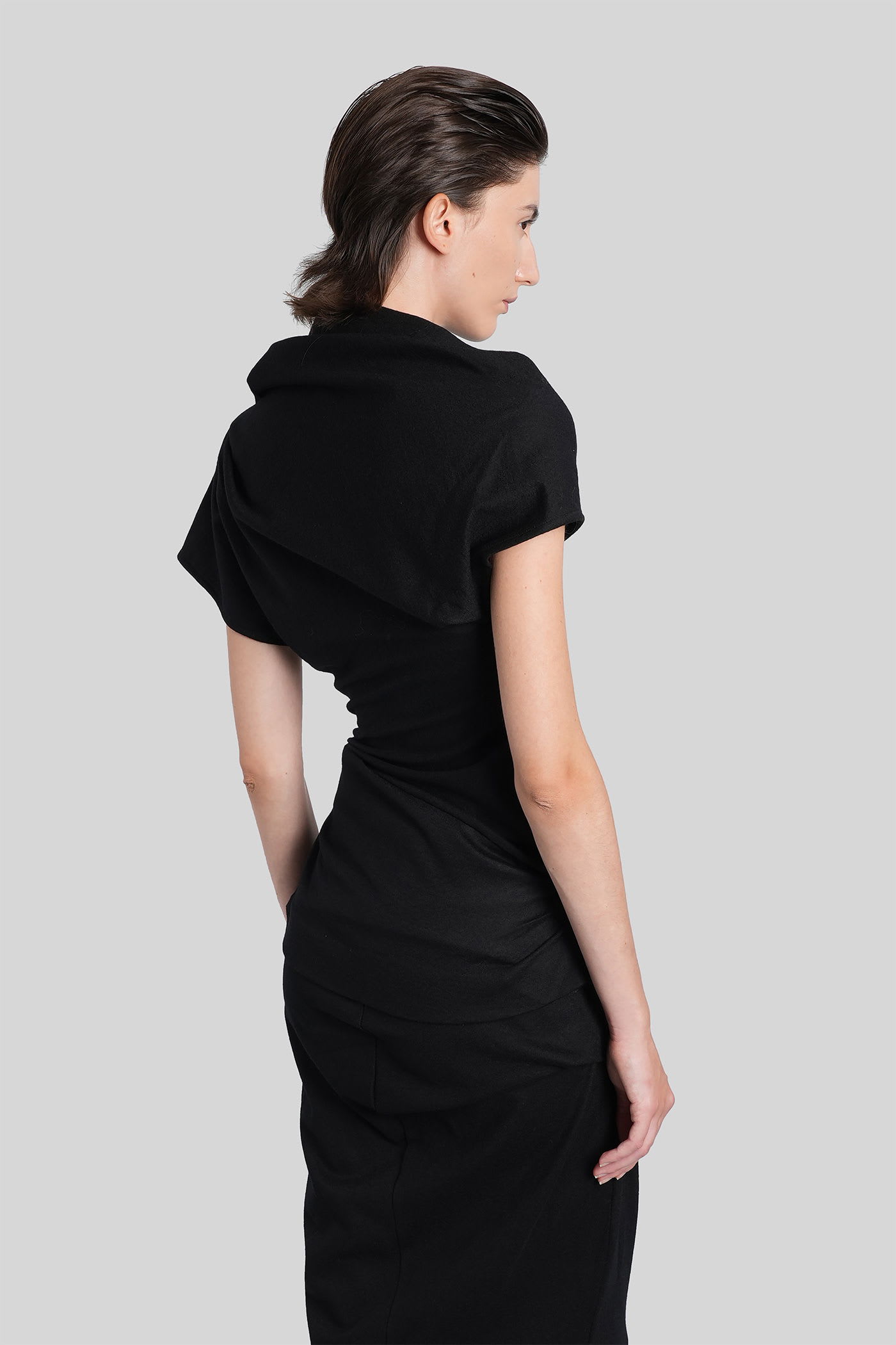 Entire Studios Flop Topwear In Black Wool In Black