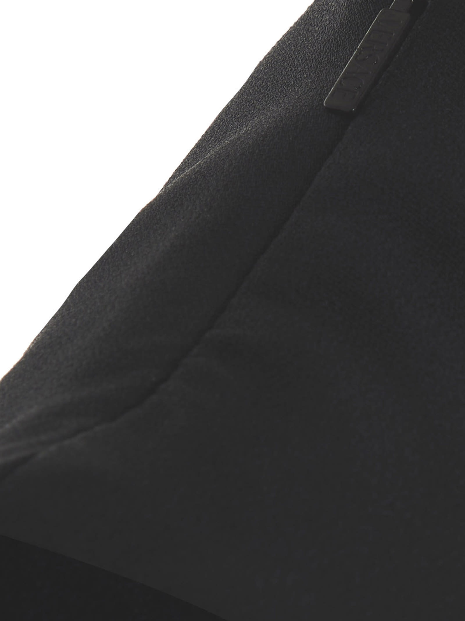 Shop Versace Cut Out Midi Dress In Black