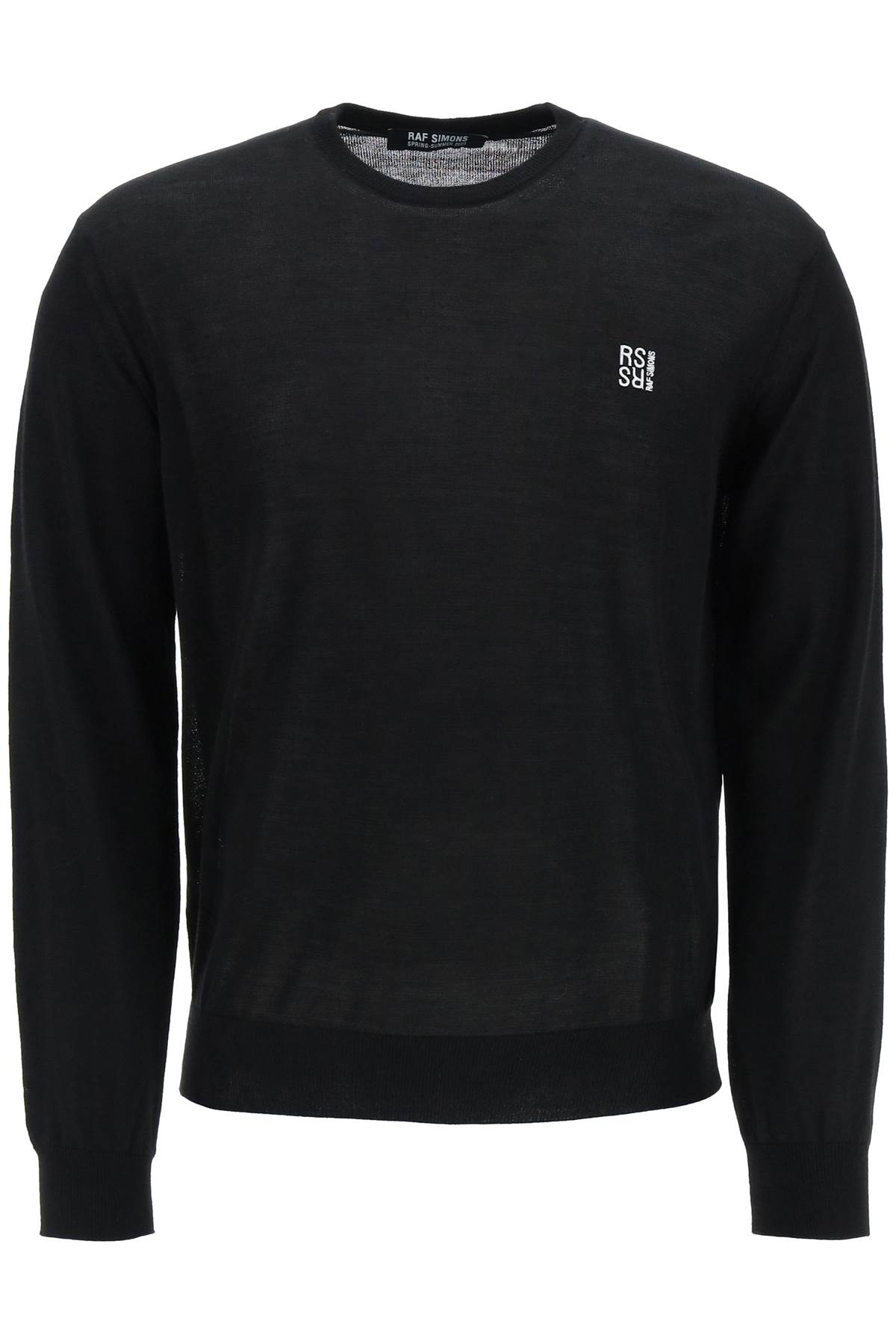 RAF SIMONS CREW-NECK LOGO SWEATER