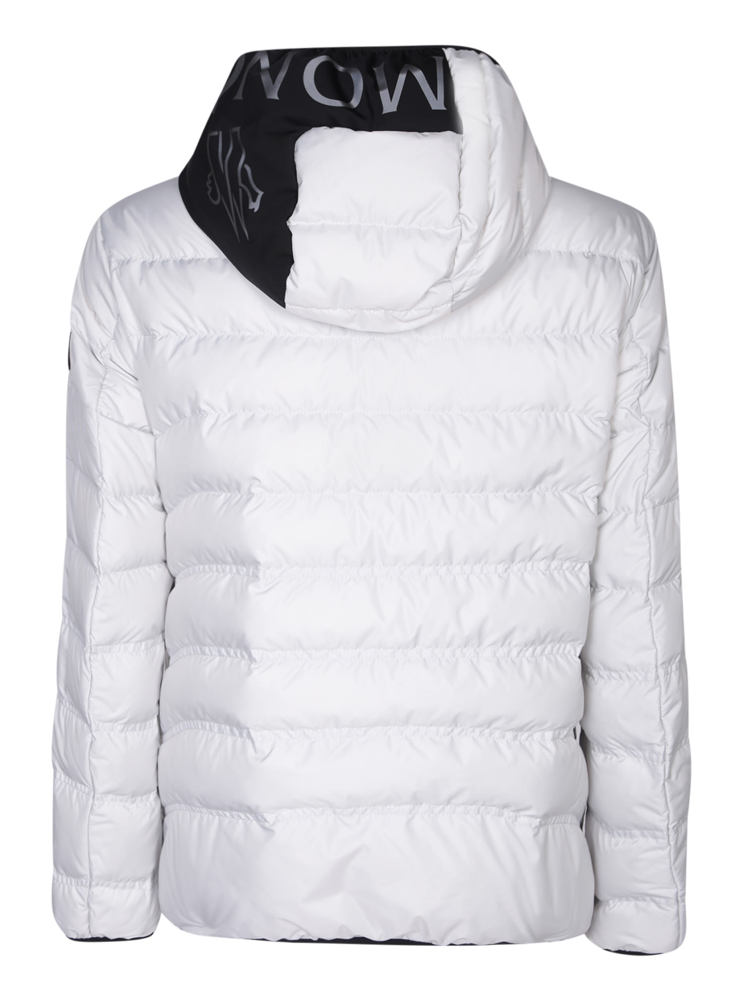 Shop Moncler Vernasca White Jacket