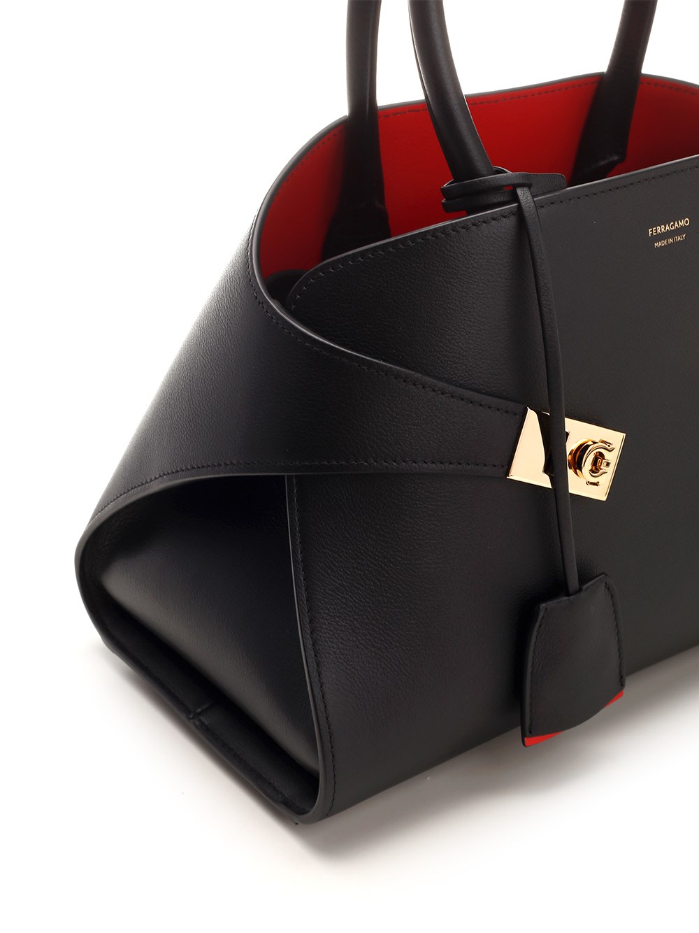 Ferragamo Small Hug Handbag In Multi