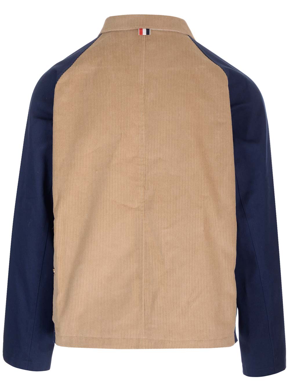 Shop Thom Browne Multi-pocket Blue Jacket In Navy