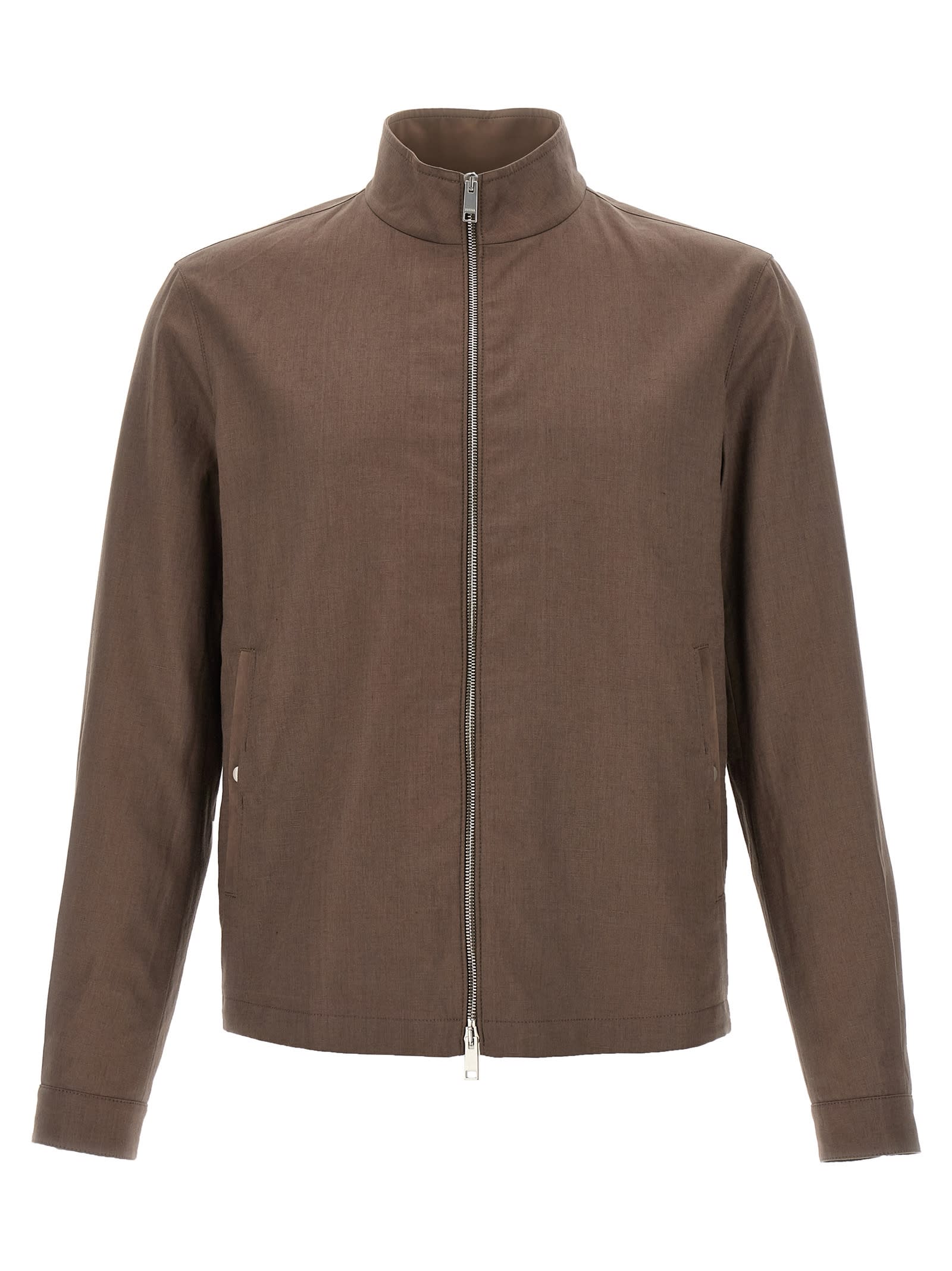 ZEGNA LINEN OASIS BLOUSON