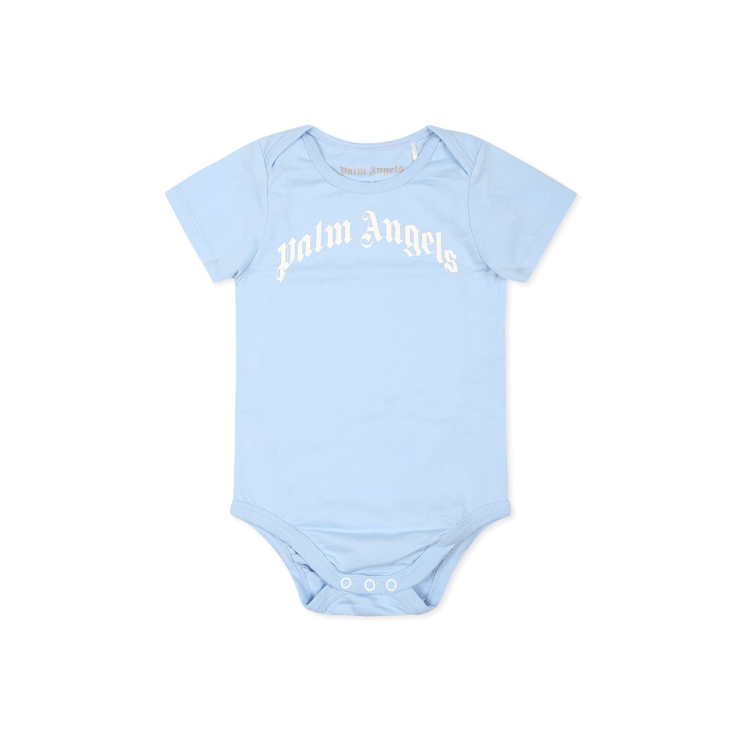 Palm Angels Multicolor Bodysuit Set For Baby Boy With Logo In Multicolor