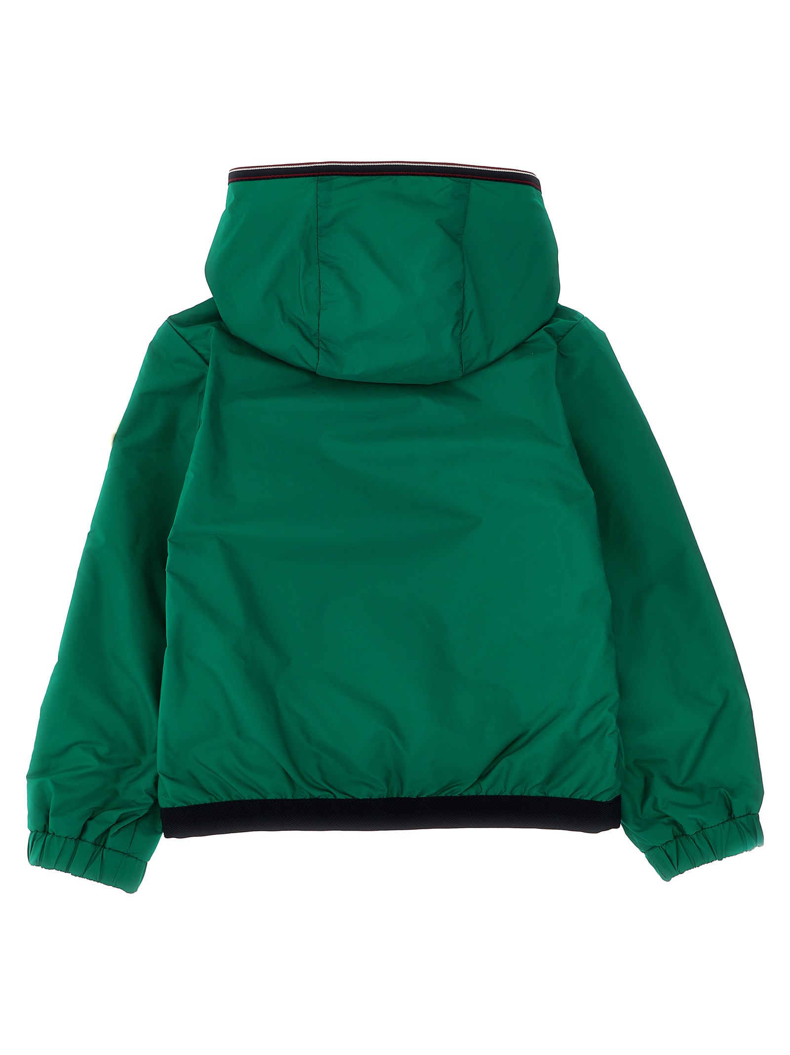 Shop Moncler Anton Hooded Jacket In Green